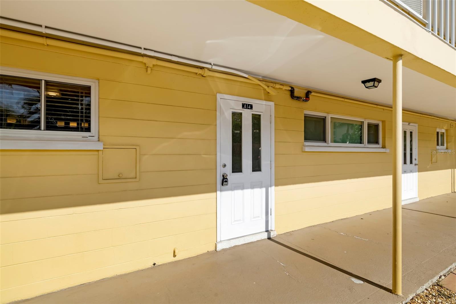 Charming one bedroom condominium in downtown Sarasota. Unbeatable location and price! Discover the convenience and comfort in this affordable one-bedroom, one-bath condominium near downtown Sarasota. With 639 square feet of living space, this inviting retreat offers a garden-view balcony overlooking a beautifully maintained courtyard, filling your home with natural light. Freshly painted, nice tile, new blinds and refinished cabinets with granite countertops. In an ideal location, this community provides easy access to Payne Park, downtown Sarasota and Legacy Trail, making it ideal for active lifestyles. Enjoy the amenities of Payne Park, featuring the Payne Park Tennis Center with 12 Har-Tru tennis courts, eight pickleball courts, disc golf, a skate park, picnic areas, a circus-inspired playground with a small splash area, rock climbing and other activities, an amphitheater and the popular Circus Park Café. For biking enthusiasts, the nearby Sarasota Legacy Trail offers over 23 miles of scenic, non-motorized trails connecting Venice to Sarasota. Publix is also conveniently nearby. Inside, the unit features a spacious living and dining area, a galley kitchen with a Samsung stainless refrigerator and range new in 2023 and a balcony offering serene courtyard views. This is a fantastic opportunity to add your personal touch at the lowest price for a one-bedroom unit in the community. Community features include a refreshing pool, a clubhouse with a library, one assigned parking space, onsite laundry and storage lockers. With a new roof (2023) and no flooding in recent storms, according to the owner, this property offers security and stability. Don’t miss this rare opportunity to own an affordable home in Sarasota’s prime location.