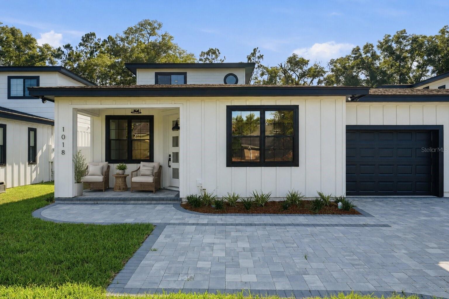 This 2026 Parade of Homes First Place floor plan is located in Farmstead 44, a 9-home community just 5 minutes from downtown Eustis and 10 minutes from downtown Mount Dora. This brand new 4-bedroom, 2.5-bath home features a first-floor primary suite, quartz countertops, luxury vinyl plank flooring throughout with no carpet, soft-close cabinetry, and a full appliance package. A private courtyard and fully fenced backyard provide the perfect space for entertaining, relaxing, and enjoying the Florida lifestyle. The $190/month HOA covers lawn care, landscaping, irrigation, and common area maintenance, allowing you to spend more time enjoying your home and less time maintaining it. Built with first-floor concrete block construction, foam insulation, and Hardie board siding, this home was designed with durability, efficiency, and low-maintenance living in mind. Sanford is approximately 30 minutes away, downtown Orlando is about 45 minutes away, and both Disney and Orlando International Airport are reachable in under an hour. Only three homes remain in this community. USDA 0% down eligible. One or more photo(s) has been virtually staged.