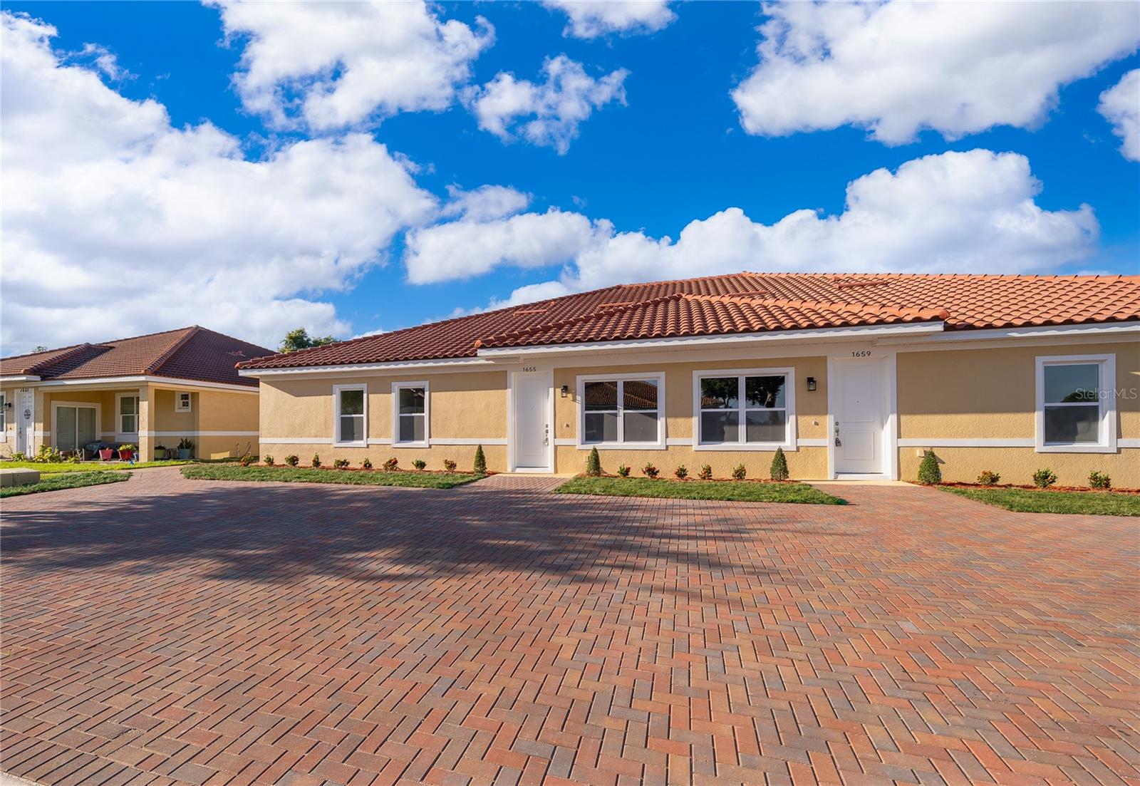 Welcome to Tuscany Preserve, one of Poinciana’s most desirable gated communities! This brand-new 2026 villa offers 3 bedrooms, 2 bathrooms, and a spacious open-concept layout designed for comfortable modern living. What makes this property truly special is its larger floor plan, offering almost 200 additional square feet compared to other similar villas in the community, making it the only home of its kind with this size and a highly desirable option for buyers looking for extra space.

The home features a contemporary kitchen with stainless steel appliances, beautiful ceramic tile flooring throughout, modern finishes, and well-appointed bathrooms with designer tile details. Built with block construction and a tile roof, this villa offers durability, style, and low-maintenance living. No need to wait for new construction to be completed — this home is move-in ready!

Enjoy resort-style amenities including a clubhouse, fitness center, community pool, tennis courts, basketball courts, playground, dog park, sidewalks, and secure gated access. Conveniently located near shopping, dining, schools, and major roadways, this property is perfect as a primary residence, second home, or investment opportunity. Cable TV, internet, and pool maintenance are included in the HOA. Don’t miss the chance to own one of the most spacious and unique villas available in Tuscany Preserve!