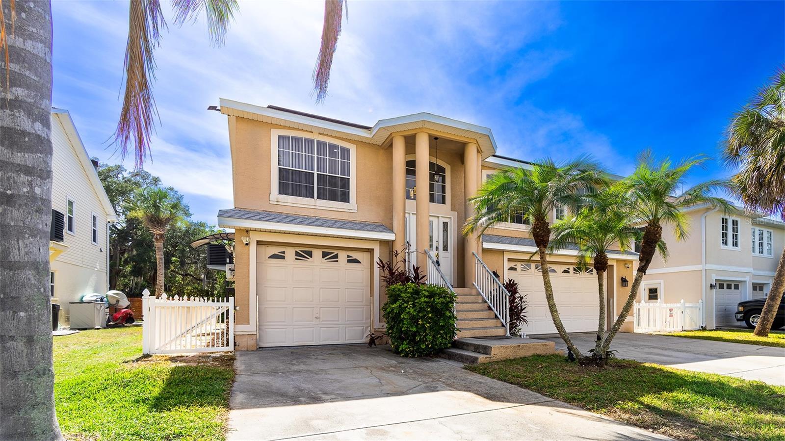 JUST REDUCE FOR QUICK SALE!!! DO NOT MISS THIS ONE!! Welcome to your dream waterfront home on the beautiful Cotee River! Resort-Style Amenities** Discover this one of a kind residence, thoughtfully designed for comfort, entertainment, and multi-generational living. This stunning 4 bed, 4.5 bath, pool home offers an array of premium features, including: **Mother-in-Law Suite: Complete with kitchenette, private entrance, and flexible living options **Media Room: Wired for immersive sound ideal for movie nights or game day gatherings **Outdoor patio: great for grilling and al fresco dinners **Batting/Sports Cage: A rare addition for active lifestyles **Dedicated workout space with a convenient half bath **Private Office: Perfect for remote work or quiet productivity with A/C Split. 
The main living quarters are located on the second floor, showcasing elegant tile flooring throughout. The owner’s suite features soaring ceilings, dual walk-in closets, and French doors opening to a private balcony with serene views of the water and pool. The en-suite bath offers a spa-like experience with a soaking tub and walk-in shower. **Chef’s Kitchen: includes a spacious breakfast bar, Brand New stainless steel appliances, and a cozy eat- in area **Inviting Living Room: Anchored by a wood-burning fireplace for warmth and charm Additional highlights include: SOLAR PANELS WILL BE PAID OFF AT CLOSING!!!!
NEW ROOF 2023, NEW A/C 2023, THE ENTIRE SECOND FLOOR WAS RENOVATED IN 2024, WATHER HEATER 2024, WATER SOFTENER 2024, WATER PURIFIER 2024, SOLAR PANELS 2024, SELF-FILLING SYSTEM FOR SWIMMING POOLS 2025, NEW PUMP, COMPLETE WATER SUPPLY AND FILTRATION SYSTEM. INCLUDES LIGHTS AND POOL FOUNTAINS 2025, NEW APPLIANCES 2025, CAMERA AND ALARM SYSTEM 2024** Climate-controlled Three-Car Garage 2024 **Oversized Driveway **Full Pool Bathroom This property is a rare blend of luxury, versatility, and waterfront tranquility perfect for those seeking a home that truly has it all.Downstairs the property features a large flex room with access to the pool, a full pool bath, and a fourth bedroom with a half bath and separate mini split a/c. Close to everything the Florida lifestyle.
SOLAR PANELS WILL BE PAID OFF AT CLOSING!!!!