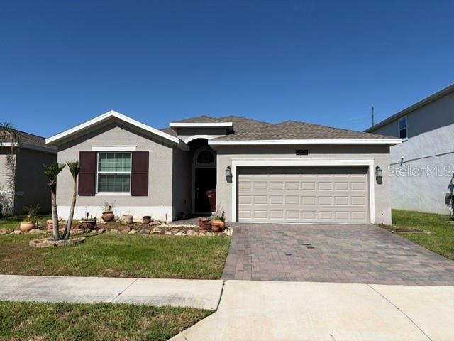 Short Sale. This is a well-built 2022 construction home offering 4 bedrooms, 3 bathrooms, and 2,006 square feet of comfortable living space in the desirable Davenport community. This short sale opportunity presents an excellent chance for buyers looking to acquire a nearly new home at an improved price point.
The open-concept layout is designed for modern living, offering a functional flow between the kitchen, dining, and main living areas — ideal for both everyday life and entertaining. All four bedrooms are generously sized, providing flexibility for families, guests, or a home office setup.
Residents enjoy access to community amenities including a pool, dog park, and more — offering a great lifestyle at an affordable HOA. Conveniently located near shopping, dining, major attractions, and with easy access to US-27 and I-4, making commutes to Orlando and Tampa a breeze.
This is a short sale subject to lender approval. Being sold as-is. Buyer and buyer's agent to verify all information including HOA fees, rules, and community details. An incredible opportunity to own a nearly new home — don't let this one pass you by!