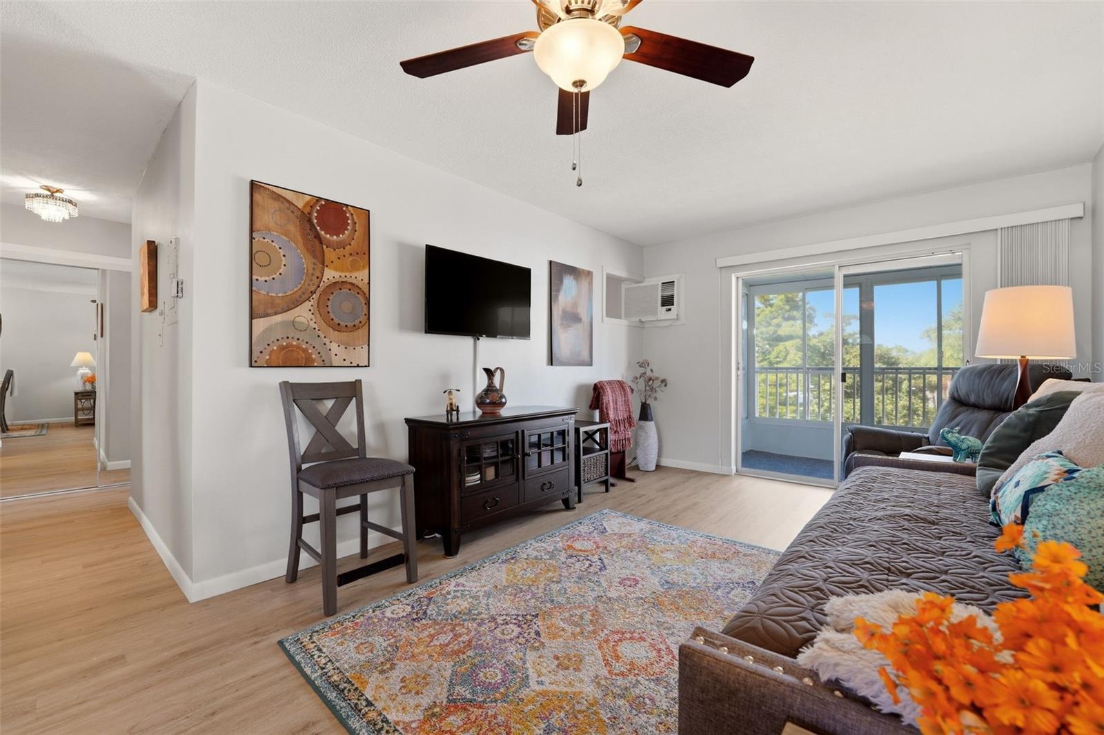 FULLY FURNISHED, TURN-KEY!! Move right in and enjoy your morning coffee on the enclosed balcony / lanai offering serene views of lush, park-like tropical grounds. This inviting, move-in-ready condo has been well-maintained and is located just steps from the heated community pool, spa, and an active clubhouse filled with social events and activities.

Updates include beautiful, durable Luxury Vinyl & Tile Flooring throughout, and a large Trundle Bed/Sofa in the living room to accommodate additional sleeping arrangements.

Situated in a vibrant 55+ community, residents enjoy a low monthly fee that includes cable, along with a lifestyle surrounded by convenience. You’ll find shopping, dining, medical facilities, public transportation, and golf courses all nearby. Plus, Sarasota-Bradenton International Airport is just a short drive away, and the stunning, world-famous beaches of Anna Maria Island are only minutes from your door. 

CALL TODAY FOR A SHOWING!