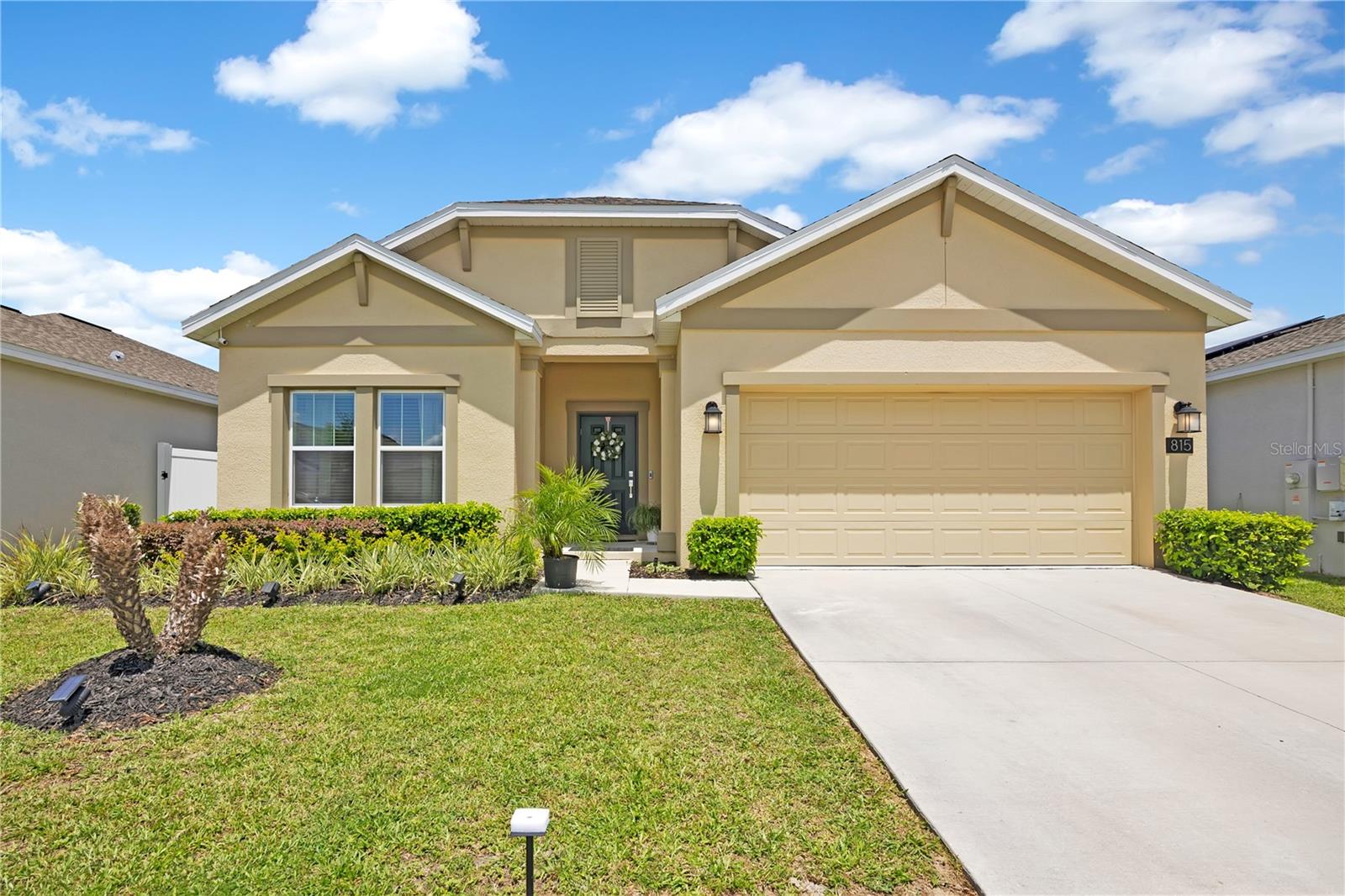 Welcome to this beautifully designed 4-bedroom, 2-bathroom home with a 2-car garage, offering the perfect blend of comfort, style, and functionality. The open-concept floor plan features a spacious kitchen with a large center island overlooking the dining and family rooms, creating an ideal space for everyday living and entertaining.

The private owner's suite offers a generous bedroom, a spa-inspired ensuite bath with dual vanities, and a large walk-in closet. Additional bedrooms provide flexibility for family, guests, or a home office.

This home includes Lennar's Everything's Included® package, featuring smart home technology such as keyless entry, a video doorbell, and modern home automation. Energy-efficient construction, green building features, upgraded tile flooring, stylish kitchen and bath fixtures, and energy-conscious appliances provide both comfort and long-term savings.

Located in the desirable Bellevue at Estates at Cherry Lake, this community offers the perfect balance of peaceful living and everyday convenience. Residents enjoy walking trails, a community park, and picnic areas, while being just minutes from shopping, dining, and local attractions. Conveniently located near Florida's Turnpike, I-4, and other major Central Florida highways, the home provides easy access to Clermont, Orlando, and surrounding areas. Orlando International Airport is approximately 45 minutes away, and the renowned Lakeridge Winery is just a short drive, making this an exceptional place to call home.