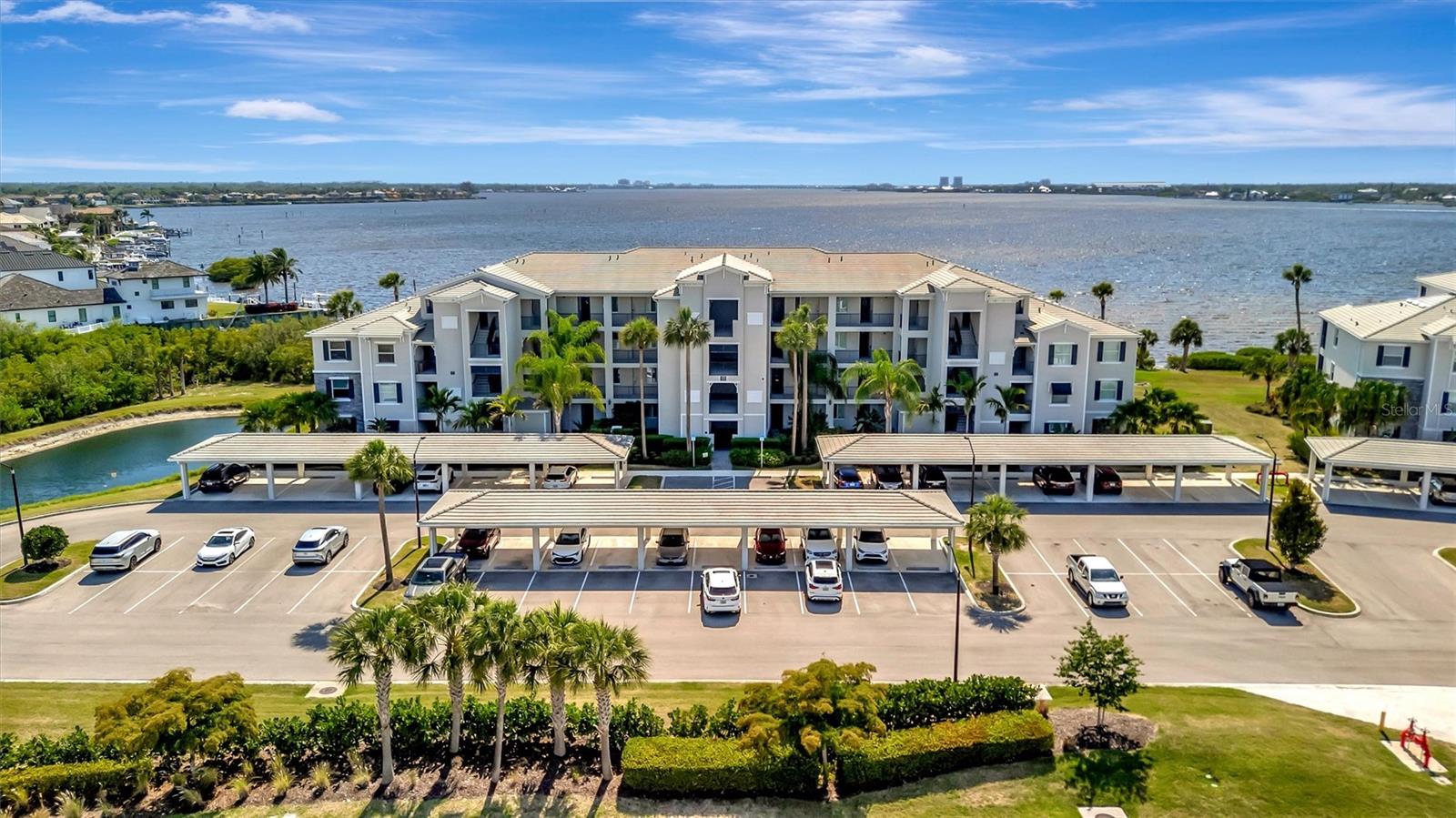 Experience waterfront living at its finest in this beautifully updated 2-bedroom, 2-bath first-floor riverfront condo located in the highly sought-after gated boating community of Tidewater Preserve. Offering breathtaking panoramic views of the Manatee River, this light and bright residence is the perfect blend of comfort, elegance, and coastal charm. Interior features include crown molding, luxury vinyl flooring throughout, custom wood cabinetry, quartz countertops, Greek marble backsplash, stainless steel appliances, recessed lighting with dimmers, custom window treatments, and a spacious kitchen island ideal for entertaining. The primary suite overlooks the river and features two walk-in closets along with a spa-inspired ensuite bath. Additional highlights include a full-size washer and dryer, Ring doorbell, Honeywell Smart Thermostat, designated storage unit, and covered parking. Enjoy spectacular sunsets, passing dolphins, and tranquil water views from your private screened lanai. Tidewater Preserve offers resort-style amenities including a marina with boat slips available (waitlist), canoe and kayak launch, three pools, Har-Tru tennis courts, two fitness centers, dog park, riverfront walking trails, clubhouse, and a full-time lifestyle director. Conveniently located near I-75, shopping, dining, world-renowned Gulf beaches, and major airports.
Live the ultimate Florida waterfront lifestyle in one of Bradenton’s premier boating communities.