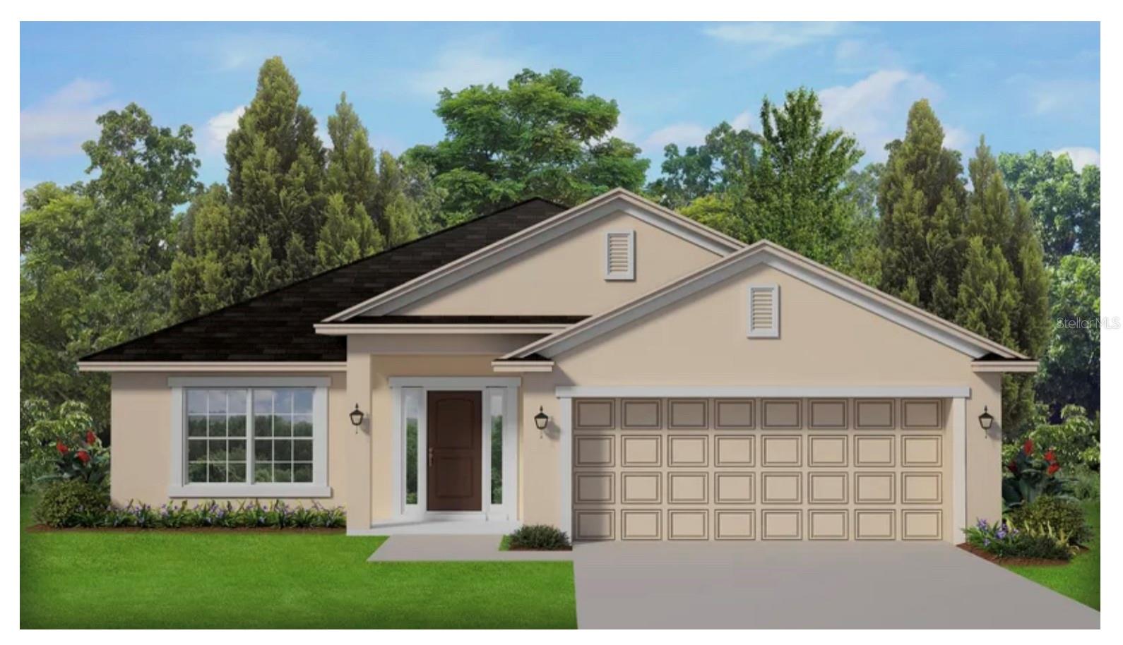 Under Construction. Introducing an exceptional TO BE BUILT home on a lake in a small, gated community! Step into the lap of luxury with this magnificent 2200 Sq ft residence boasting 4 bedrooms, 3 baths, a 2-car garage, and an abundance of entertainment space. Every inch of this home has been meticulously designed to exude style and functionality. As you enter, you'll be captivated by the seamless flow of the open-concept great room, dining room, and kitchen, adorned with 10' ceilings. Revel in the beauty of the ceramic tile flooring throughout the main areas, complemented by the elegant granite countertops that grace every surface. The attention to detail is evident with features like 5 ¼ inch baseboards, LED recessed lighting, double pane, insulated tilt-in sash windows, and an array of other thoughtful touches. The owner's suite offers a generous space to unwind, while the ensuite bathroom showcases a double sink vanity with additional storage drawers, a linen closet, and garden tub. Additionally, there is a secondary suite with its own ensuite bath and a spacious walk-in closet. Two additional bedrooms, both with walk-in-closets of their own, share an oversized bath with a linen closet, tub-shower combo, separate toilet, and a double sink vanity with storage drawers. Located within a gated community, this home benefits from city water and sewer services and has the added advantage of no CDD fees. The annual HOA fees are impressively low at only $84/month. This home is truly a must-see, but the appeal doesn't end there. The North Port area offers a wealth of amenities, including top-rated schools, shopping, delectable dining options, and exciting entertainment venues all within a short drive of everything the Florida Gulf Coast has to show. Don't miss out on the opportunity to make this property your own! A $1000 deposit today will preserve the price and allow you to pick your flooring, cabinet and granite or quartz colors! A 1-year builder warranty, 2-year limited warranty, and 10-year structural warranty are included. The seller pays the majority of the closing costs with the use of a preferred lender! ~Prices are subject to change without notice~Subject to errors and omissions~