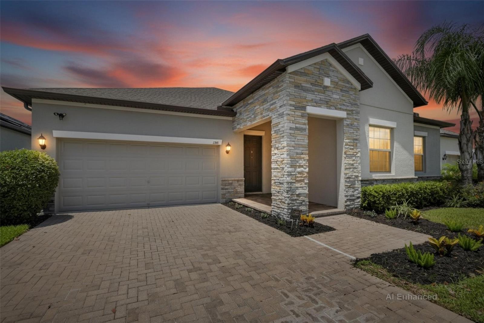 Imagine a home that doesn't just shelter you, but welcomes you in from the very first step. Built in 2019, this single-level Riverview residence stands on a generous 60-foot-wide lot, crafted for those who appreciate both space and stillness. When you walk through the door, you’re greeted by 10-foot ceilings and grand 8-foot doors that give the entire 2,472 square feet a sense of quiet dignity. It offers 4 spacious bedrooms, 2.5 bathrooms, and classic crown molding that traces the ceilings with a clean, timeless finish. In the kitchen, you’ll find stainless steel appliances ready for the meals and memories that truly make a house a home. And for those who need a little extra room for their tools, their hobbies, or just a bit of peace and quiet, there is a rare, deep 3-car tandem garage. But a home extends far beyond its four walls. Step out into the backyard, and you'll find a fully fenced sanctuary where your pets can run free, all set against the backdrop of a peaceful, shimmering pond view; the kind of view that invites you to slow down and just breathe. When you feel like connecting with the world, the community offers a sparkling pool, a playground, basketball courts, and convenient restrooms. Best of all, you are less than 5 miles from the heartbeat of the town—the shopping, the restaurants, and the family entertainment that keep life moving forward. With US Hwy 301 and I-75 just around the corner, your journey is always simple, and your return home is always sweet. This isn't just a place to live; it's a place to call home.
