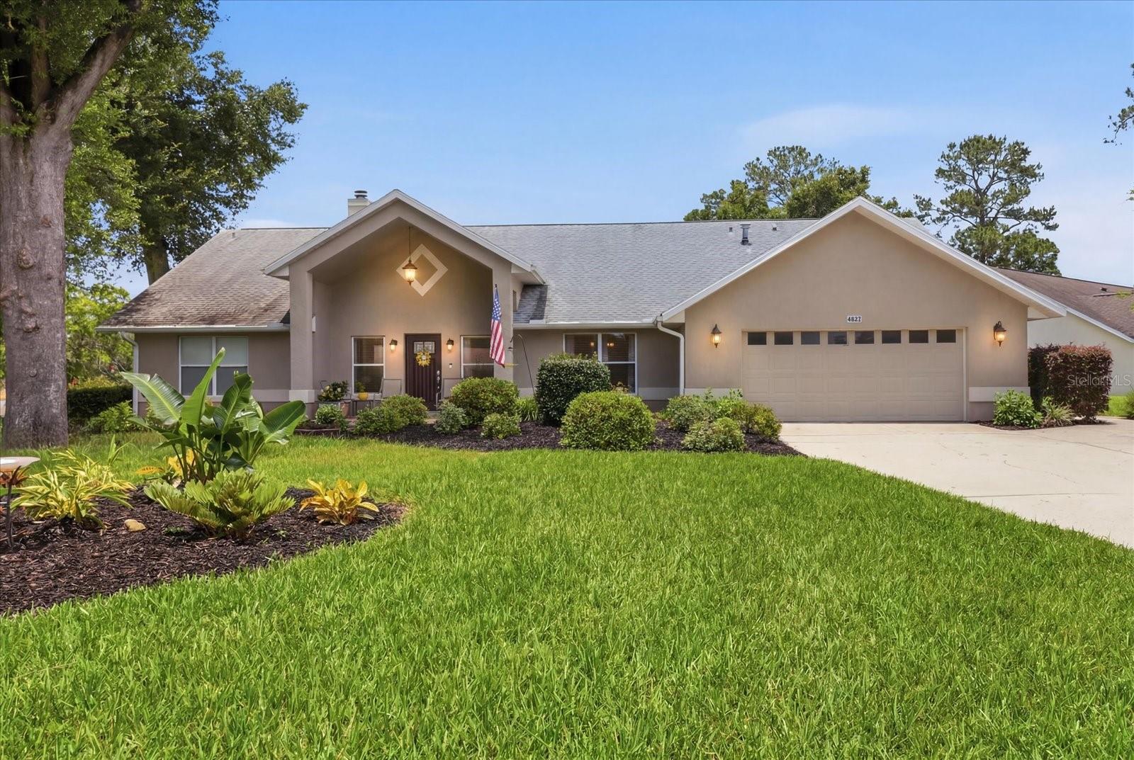 Pool Home | Corner Lot | Home Office | Renovated Kitchen | Gas Fireplace | Saltwater Pool | Top Rated Schools | SE Ocala Location | Move-In Ready

Located in one of SE Ocala's most desirable established communities, this beautifully updated 3-bedroom, 2-bath saltwater pool home with home office, flex space and 2-car garage offers the perfect combination of comfort, functionality, privacy and location. Situated on a large corner lot with mature tropical landscaping, privacy hedge and wood privacy fencing, the property delivers exceptional curb appeal and a private outdoor setting rarely found in today's market.

Inside, the thoughtfully designed floor plan features a renovated kitchen with granite countertops, center island seating, gas range and abundant workspace for cooking, entertaining and everyday living. Solid wood flooring flows throughout the main living areas, while the gas fireplace with custom focal wall creates a warm and inviting centerpiece. The dedicated home office and additional flex space provide versatility for remote work, hobbies, fitness or additional living space.

Pride of ownership is evident throughout with major improvements already completed, including a roof and HVAC system approximately 5 years new, tankless water heater, water softener system, Hunter ceiling fans and custom draperies and blinds that will remain with the home.

Step outside to your own private Florida retreat featuring a saltwater concrete pool, fully screened enclosure and lush tropical landscaping designed for year-round enjoyment. Whether entertaining guests or enjoying a quiet evening poolside, this outdoor living space was designed to maximize Florida living.

Conveniently located in SE Ocala near shopping, dining, healthcare facilities and major medical centers, the property also offers quick access to Downtown Ocala, Ocala's highest-rated public, private and charter schools and the World Equestrian Center. Orlando, Daytona Beach and Florida's Gulf Coast are all within an easy drive, making this location ideal for those seeking both convenience and accessibility.

Pool homes in SE Ocala with this combination of updates, lot size, privacy, location and move-in-ready condition are becoming increasingly difficult to find.