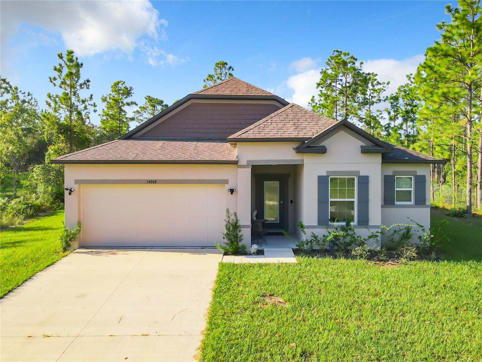 WELCOME HOME! This home has a terrific floor plan featuring a large great room, granite countertops in the kitchen, and Stainless Steel appliances. The main living areas of the home are inviting and an ideal space for entertaining and everyday living. The kitchen is the heart of the home and offers ample storage. Its central location creates a seamless space for gathering and creating memories. In addition to the remarkable living spaces, this home also offers a flex room which is perfect to be used as office space. The versatility of the flex room ensures that your needs are met. The master bedroom features a walk-in closet with ample space for your clothing and storage needs. The master bathroom features a separate shower and a free-standing tub. The location of this home is in close proximity to Weeki Wachee Springs. Living in the Royal Highlands community does not require any HOA or CDD fees which also allows you to enjoy your home and any recreational activities nearby.