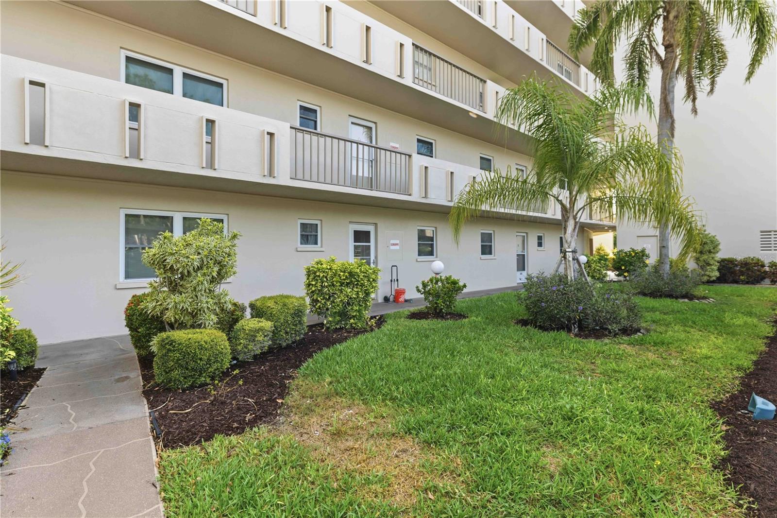 This 2BR/2BA condo in a 55+ community features replaced windows and lanai sliders, spacious 3x10 storage locker, and a heated pool and clubhouse steps from the building. Golf course views from your lanai — watch golfers play at Pinebrook Ironwood. Golf membership is voluntary — pay as you play. Minutes to Anna Maria Island beaches, Robinson Preserve, and shopping.