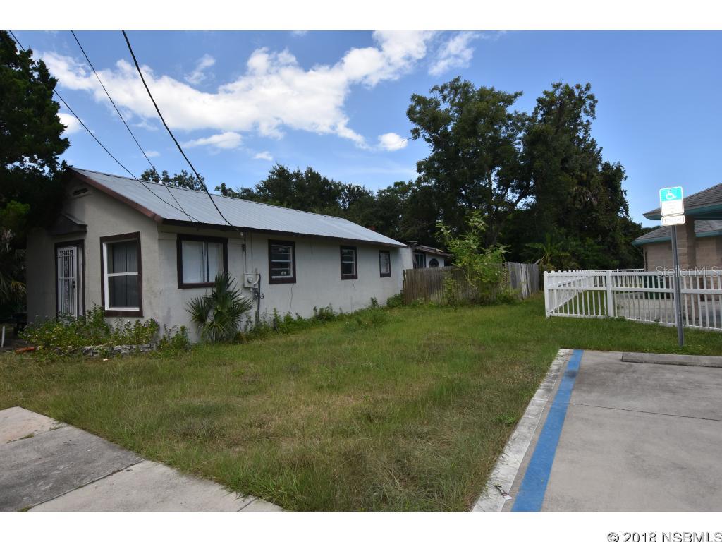 INVESTOR ALERT!!! The value here is in the land. This is over a quarter acre in the middle of the cities historic district. House is old, 1933 vintage, and in need of repairs: it is frame construction, and inspections will be challenging. But at 231 feet deep, with a mature pecan tree, there are many possibilities at hand, a great investment opportunity in the heart of NSB. ;Water: City