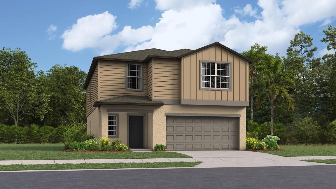 Under Construction. . This spacious two-story home boasts five bedrooms with room to spare. The first floor contains a breezy living room, dining room and kitchen in an open design. The spacious owner’s suite is tucked away on the second floor, along with all the secondary bedrooms, just off the versatile loft space.  Triple Creek is a masterplan community in Riverview, FL, that offers new single-family homes for sale. Experience a peaceful suburban lifestyle surrounded by nature with great amenities that include a clubhouse, two swimming pools, sports courts and more. Close proximity to I-75 provides residents with smooth travels to the beaches and world-class entertainment in the Tampa Bay area, along with easy access to gorgeous trails in nearby Triple Creek Nature Preserve. For family-friendly living, Triple Creek is zoned for Sumner High School. Interior photos are different from the actual model disclosed being built.