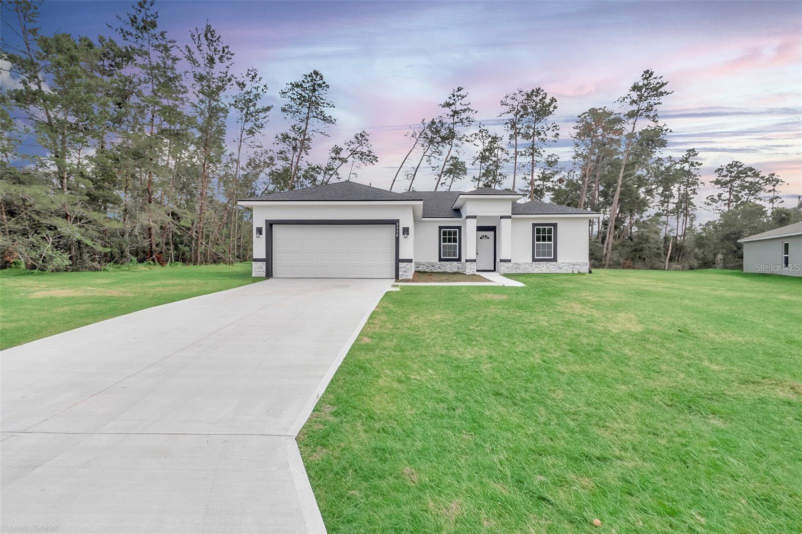 STUNNING, RECENTLY BUILT MODERN HOME! Step into luxury with this beautifully designed 4-bedroom, 2-bathroom single-family residence in the highly sought-after, friendly Marion Oaks community. Built in 2024, this home delivers the perfect blend of style and comfort, featuring a massive, bright, and expansive living room that flows seamlessly into the open floor plan. The gourmet kitchen comes fully equipped with premium stainless steel appliances, and for ultimate convenience, a washer and dryer are included!

Retreat to your private, resort-style master suite designed for relaxation. Outside, enjoy a massive backyard perfect for entertaining, plus a spacious 2-car garage. Exceptionally located in Ocala, you are just minutes away from top-rated schools, vibrant shopping, dining, and excellent commuter routes. Pet-friendly (cats/dogs welcome) and absolutely move-in ready. Schedule your private tour today before it's gone!