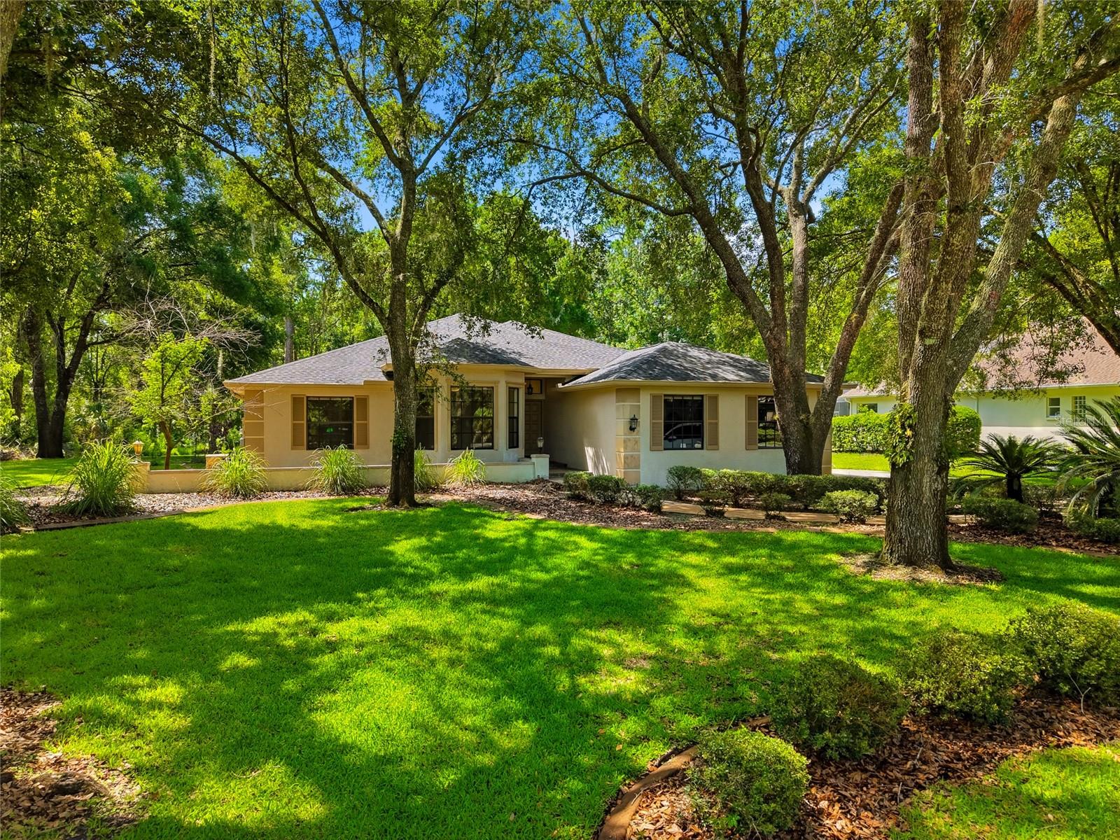 Custom Pool Home on 2.27 Acres in the Gated Homesteads of Saddlewood! Nestled on a private homesite with a serene conservation area beyond the back yard, this custom residence offers the perfect blend of space, privacy, and Florida living.</p><br >From the moment you step through the front door, you'll be captivated by the expansive views through the living room to the screened pool and peaceful conservation backdrop beyond. Walls of sliding glass doors create a seamless connection between the interior living spaces and the outdoor retreat, filling the home with natural light and bringing the beauty of the outdoors inside.</p><br >The spacious kitchen overlooks the pool area and features contemporary cabinetry, striking stone countertops, a Sub-Zero refrigerator, Bosch dishwasher, Samsung gas range, and Samsung microwave range hood. The thoughtfully designed floor plan offers approximately 2,402 square feet of living space with 3 bedrooms, 2 bathrooms, generous room sizes, and a desirable split-bedroom layout. A versatile flex space near the garage and laundry room offers additional room for a home office, homeschool room, craft room, fitness area, or everyday organization.</p><br >The oversized primary suite provides a private retreat, while the remodeled primary bath offers a spa-like experience with a freestanding soaking tub, dual-sink vanity, and oversized walk-in shower. Outside, the expansive screened lanai and pool area create the perfect setting for entertaining, relaxing, and enjoying the peaceful natural surroundings.</p><br >Built in 2000, this home also benefits from a roof replacement in 2022 and A/C replacement in 2023. Situated in one of Wesley Chapel's premier acreage communities, Homesteads of Saddlewood is equestrian-friendly and offers the tranquility of country living with convenient access to shopping, dining, medical facilities, and major roadways.</p><br >Schedule your private showing today and discover the privacy, views, and lifestyle this exceptional Saddlewood property has to offer.