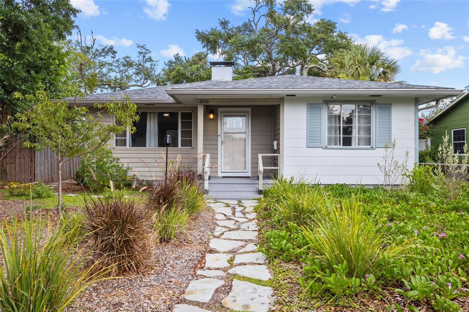 Charming, Fully Upgraded Move-In Ready Home in St Petersburg, Florida!

Welcome to this beautifully updated 2-bedroom, 1-bathroom gem, complete with a bright, versatile breezeway room and an attached garage. The seller has expertly modernized this home from top to bottom, including: Highest Quality Plumbing Re-piping utilizing Copper pipes in 2018, Rewired Electrical in 2018, New HVAC in 2019, and New Roof in 2019.
You will love the warmth of the original oak hardwood floors and the custom, lovingly crafted cedar siding in the front and cedar trim throughout many of the rooms.

The attached garage offers laundry facilities alongside ample space for extra storage. Out back, a quiet alleyway gives access to a private rear driveway for convenient off-street parking.

The yard has been transformed into a Florida Friendly landscape that is low maintenance and naturally beautiful!

Perfectly situated in Flood Zone X at about 20 ft above sea level for the ultimate safe coastal lifestyle. You can walk and bike to everything in downtown Gulfport—including vibrant restaurants, bars, live music, scenic parks, the library, theater, beach, and, of course, the famous Tuesday Fresh Market!

Priced to sell with an easy-to-work-with seller, this gorgeous home won’t last long. Schedule your private showing today!