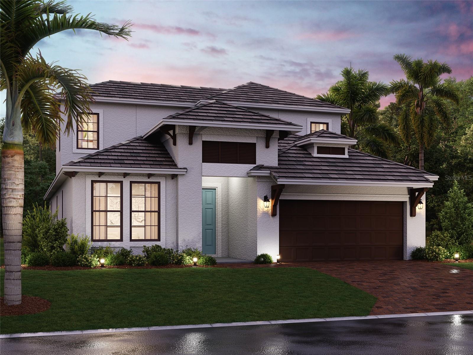 Pre-Construction. To be built. ****SPECIAL FINANCING AVAILABLE FOR A LIMITED TIME ONLY FROM PREFERRED LENDER. RESTRICTIONS APPLY, FOR QUALIFIED BUYERS, SUBJECT TO APPLICABLE TERMS AND CONDITIONS. SUBJECT TO CHANGE WITHOUT NOTICE****
Welcome to the Calusa. Boasting over 2,900 square-feet, this stunning five-bedroom, four-bathroom home, has a second-story bonus room and two-car garage. Located in the beautiful Grand Park neighborhood in Sarasota, this property offers a spacious and modern living experience. Step inside this two-story home and prepare to be impressed by the high-quality craftsmanship and attention to detail. There is plenty of room for you to spread out and enjoy. 

Entering from the foyer, you will find two bedrooms and full bath off to one side, with an additional bedroom and en-suite bath down an adjacent hallway. Further into the home is the main living space.
 
The kitchen in this home features ample counter space and a sleek design that will make meal preparation a breeze. Whether you're hosting a dinner party or simply enjoying a cozy breakfast, this kitchen will be a hub of culinary delight.
 
The owner's suite is located off the great room for a private oasis complete with dual sink vanity, water closet and walk-in shower.

Upstairs, you will find the bonus room, bedroom and full bath.
  
In addition, this property has a two-car garage, providing ample space for parking and storage. You'll have peace of mind knowing your vehicles are protected and secure.
 
This property combines quality, comfort, and convenience in one remarkable package.