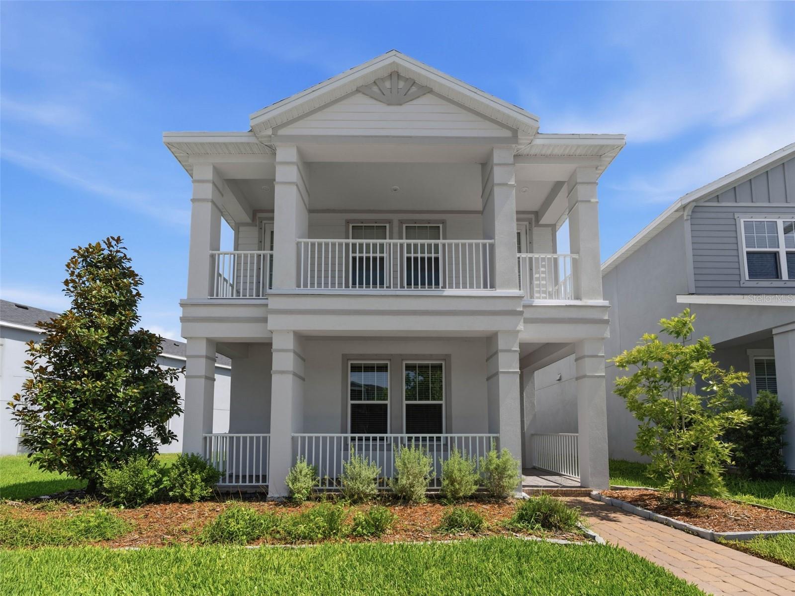 Welcome to this exceptional custom Taylor Morrison Baldwin Model, Elevation C, located in the highly sought-after Starkey Ranch community of Odessa. Showcasing over $133,000 in builder upgrades and offering 2,881 square feet of heated living space, this thoughtfully designed home features 5 bedrooms, 4.5 bathrooms, an extended lanai, and flexible living spaces ideal for today's lifestyle.
Upon entering, you're greeted by an inviting foyer and formal dining room that lead into the spacious open-concept great room. Designed for both entertaining and everyday living, the great room features a floor outlet, TV prewire, and upgraded Canvas LED lighting. The designer kitchen overlooks the main living area and is highlighted by an oversized island, pendant lighting, Canvas LED fixtures, abundant cabinetry, and stylish finishes that make it the heart of the home.
At the back of the home, the extended covered lanai provides the perfect setting to relax, entertain, and lounge, while connecting the house to the garage and the 5th room. 
The first floor includes a private fourth bedroom with a full bathroom and walk-in closet, offering an ideal space for guests, multigenerational living, or a home office. Upstairs, the spacious primary suite serves as a private retreat and features a luxurious en-suite bath with dual vanities, a walk-in shower, and generous closet space. Two additional bedrooms, a full bathroom, and the laundry room complete the second floor. Both secondary bedrooms provide direct access to a large shared balcony, creating a unique outdoor living space.
One of the home's most desirable features is the detached garage apartment above the garage. This versatile Mother-in-law suite includes a full bathroom, dry bar with upper and lower cabinetry, and a sink. With its private entrance and separation from the main home, the space is ideal as a guest suite, home office, studio, fitness room, media room, or private retreat. Add a refrigerator and create a fully functional living area for extended guests or visiting family.
For added convenience and modern functionality, all bathrooms are equipped with builder-installed Broan-NuTone ventilation fans featuring antimicrobial technology and integrated UV-C lighting.
Living in Starkey Ranch means enjoying one of Tampa Bay's premier master-planned communities, featuring resort-style pools, parks, playgrounds, dog parks, and miles of scenic walking and biking trails. Residents enjoy the convenience of schools located within the community, as well as nearby shopping, dining, entertainment, and everyday conveniences. Combining premium upgrades, flexible living spaces, preserve views, and an outstanding location, this remarkable home offers an exceptional opportunity to experience the best of Odessa living.