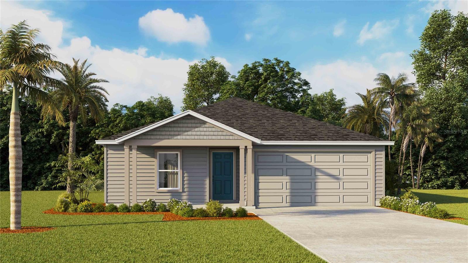 Under Construction. This single-story  5 bedroom, 2 bathroom home is a thoughtfully-designed living space. With an open concept layout, this plan offers the perfect balance of functionality, comfort, and modern style. The kitchen is centrally located with quartz countertops, center island, walk-in pantry and stainless steel appliances including a built-in dishwasher, range and microwave. The primary suite is at the rear of the home for added privacy and includes a spacious closet and ensuite bathroom. Four additional bedrooms share the second bathroom with a dedicated laundry room nearby. Pictures, photographs, colors, features, and sizes are for illustration purposes only and will vary from the homes as built. Home and community information including pricing, included features, terms, availability and amenities are subjext to change and prior sale at any time without notice or obligation. CRC057592.