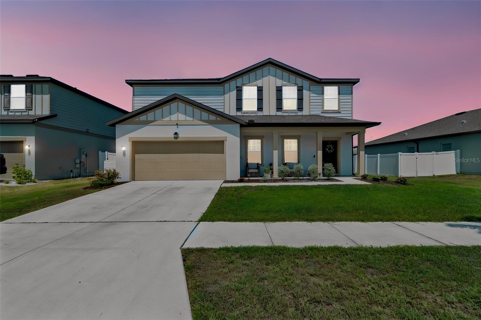 This 4-bedroom, 2.5-bath home in Shell Cove is only 4 years old and looks like it just came out of a magazine — luxury vinyl plank floors, granite countertops, wood shaker cabinets, tile backsplash, stainless steel appliances, and a kitchen island that ties it all together. Two stories gives you room to breathe, and with a community pool, playground, and pickleball courts just outside your door, weekends basically plan themselves. All of this for under $400,000 — if you're a first-time buyer who doesn't want to settle, this is the one.