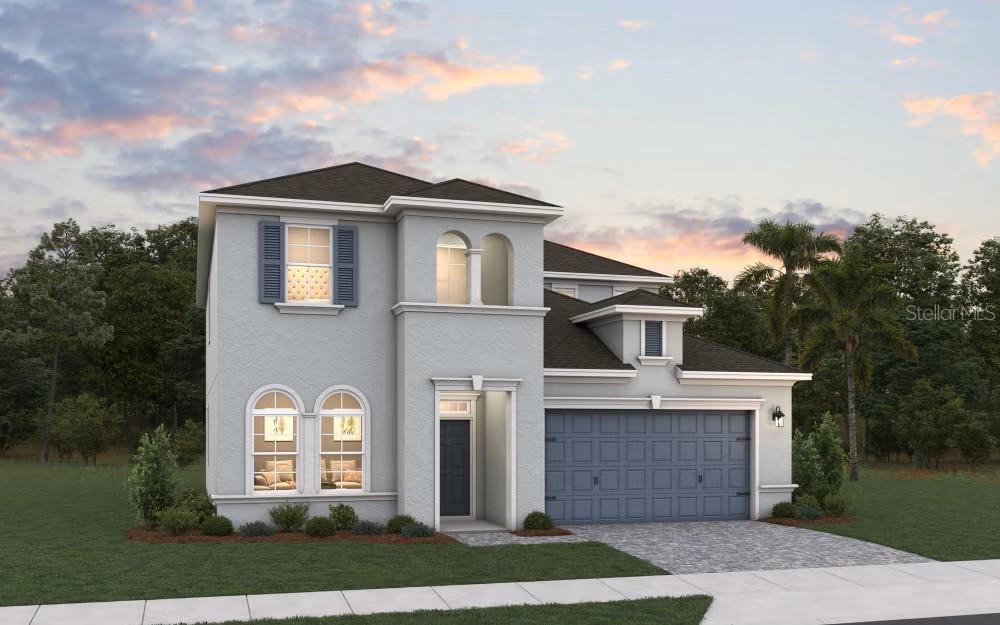 Virtually Staged. Pre-Construction. To be built. The Rosewood floorplan offers 2,898 square feet of spacious two-story living designed to adapt to every homeowner’s needs. This home features 4 bedrooms, 2.5 bathrooms, and a flexible layout with numerous structural options. The first floor includes an open family room, dining area, and a well-appointed kitchen, along with a fifth bedroom with an ensuite. Upstairs, the primary suite offers a generous retreat, along with additional bedrooms.