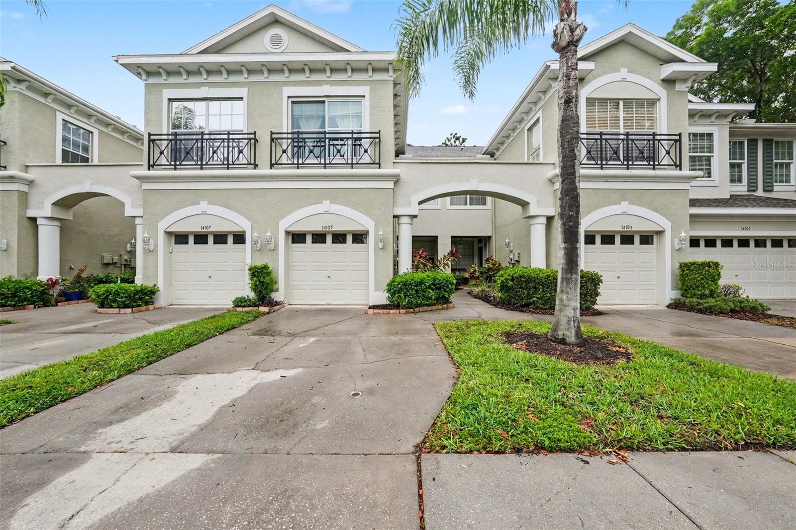 Welcome to this spacious and inviting townhome located in Hampton Chase a private gated community in Westchase, surrounded by conservation, providing amazing privacy and a peaceful setting. As you enter through your small private front porch and step inside, discover this adorable townhome with beautifully maintained interior. Inside the foyer shows the thoughtful design with access to the garage, ½ bathroom, and breakfast nook. As you enter the home it opens to the recently updated kitchen with gorgeous quartz counters, new cabinets, luxurious gold fixtures, and luxury vinyl flooring that is throughout the first floor. This flexible floor plan comes with dining room/living room combined along with the breakfast nook by the kitchen. Outside is a private covered patio that is the perfect place for a small herb garden and morning coffee to enjoy the surrounding conservation. Upstairs, comfort reigns with the split floor plan with three
spacious bedrooms and a convenient laundry closet located perfectly. The primary bedroom is a quiet retreat, nice sized with a private screened balcony, walk-in closet, and ensuite bathroom complete with dual sinks, a soaking tub, and separate shower. The second bedroom has a walk-in closet and third bedroom has two closets, providing extra storage. Located by the guest parking, community pool, and playground. Recent updates include a new HVAC (2021), Water Heater (2021), Water Softener (2024), two front windows, toilets, sinks, downstairs flooring and kitchen, and dishwasher. Don’t miss the opportunity to own this exceptional townhome in one of Tampa’s most sought-after neighborhoods with A+ school district. Schedule your private showing today and imagine yourself enjoying everything this gem has to offer!