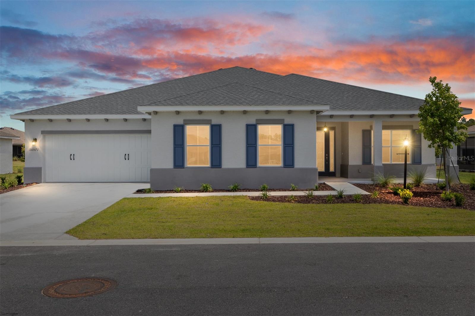 Discover refined living in this beautifully designed Magnolia model located in Longleaf Ridge at On Top of the World. Offering 2 bedrooms, 2.5 bathrooms, a 2-car garage plus a dedicated golf cart garage, this new construction home combines thoughtful design with exceptional functionality.

The open-concept layout centers around a spacious great room that seamlessly connects to the kitchen and breakfast area, creating an ideal setting for both entertaining and everyday living. Natural light fills the living spaces, enhancing the home's warm and inviting atmosphere.

A private flex room with French doors provides the perfect space for a home office, hobby room, or guest retreat, while the additional den offers even more versatility to fit your lifestyle. The owner's suite is designed for comfort and relaxation, featuring a well-appointed bath and generous closet space. A second bedroom with its own bath ensures guests feel right at home.

Complete with a convenient laundry suite, ample storage, and room for both vehicles and a golf cart, this Magnolia model delivers the low-maintenance lifestyle you've been looking for. Enjoy all the amenities, recreation, and social opportunities that make On Top of the World one of Ocala's most sought-after communities.