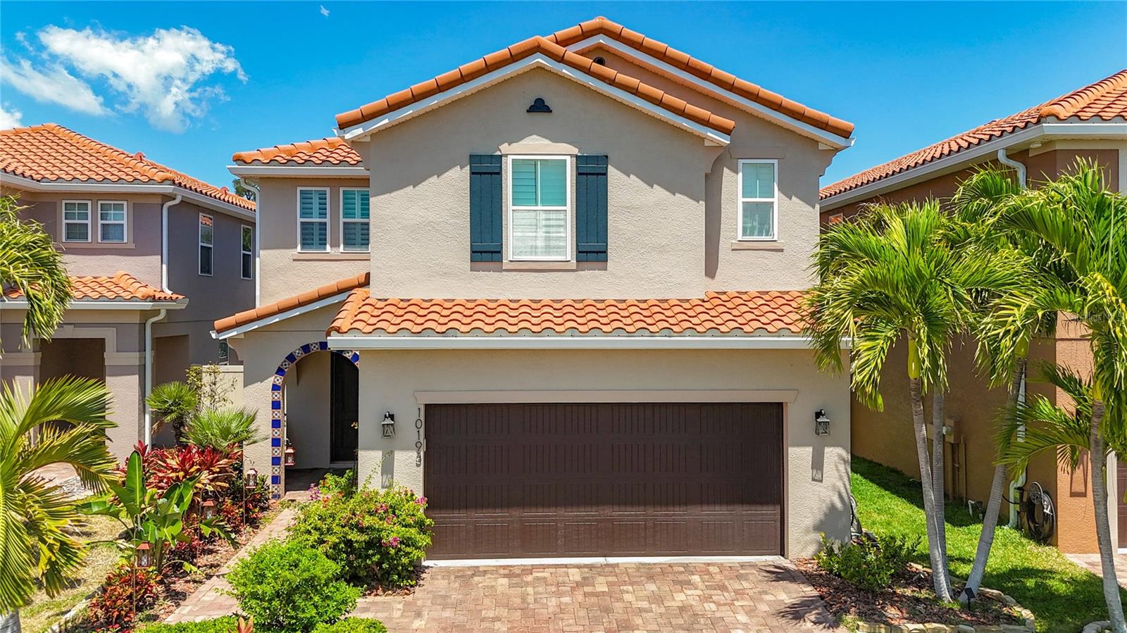 Looking for a spacious home that is not only close to the award-winning beaches but is also centrally located and near all the conveniences that Seminole has to offer?  Then this updated 2 story contemporary style home located, in the gated Cove at Bay Pines community, could be for you.  Not to mention, the local VA Hospital is right down the street!  This house has been immaculately cared for, and it all starts with landscaping!  As you approach the front entrance, you will notice a beautiful array of plants and flowers that follow you up to a grand, archway.  The backyard allows the new owner to truly maximize Florida outdoor living!  The screened-in pool allows for a peaceful and private experience.  The backyard also uniquely offers plenty of shade, making this backyard a great entertainment space, even on the hottest days!  Enjoy stainless appliances including a new, 2025 Refrigerator!  The kitchen also includes upgraded ceramic tiling and plenty of storage space.  Upstairs, an expansive primary bedroom awaits, which includes an ensuite bathroom (soaker tub and walk-in shower) and deep, walk-in closet.  Whether you are upstairs or down, the 2024 AC will cool you off on those summer days!  This community RARELY has available homes for sale so stop by quickly!  This dream home won't be on the market long!