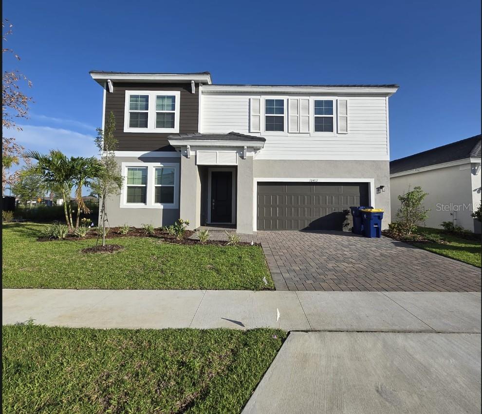 Virtually Staged. Under Construction. This is a brand new brand-new, ultra-spacious 6-bedroom , 4-bathroom estate with a 3-car garage offers the ultimate blend of modern luxury, functional design, and resort-style living. Located in the highly sought-after, gated community of Mirada (San Antonio/North Wesley Chapel), this home sits in a prime location right at the community entrance, directly across from the playground and dog park.

Home Highlights:
Gourmet Kitchen & Living : A bright, open-concept floor plan featuring quartz countertops, upgraded cabinetry, modern lighting, and luxury vinyl plank (LVP) flooring. Perfect for entertaining!

Flexible Layout : Generously sized bedrooms on both floors—ideal for multi-generational living, a home office, a gym, or a playroom.

Massive Bonus Space : A huge upstairs loft ready to become your media room, game room, or second living area.

Outdoor Oasis : Relax on your oversized covered lanai overlooking serene, private conservation views with no rear neighbors—perfect for Florida sunsets.

Exclusive Community Amenities ( Included with Rent !):
Live like you're on vacation every day with full access to the nation's largest Crystal Lagoon, featuring:
White sandy beaches, kayaking, and paddleboarding
Swim-up bars, swim activities, and luxury cabanas
On-site dining, playgrounds, and miles of walking trails
The Location :
Conveniently located just minutes from I-75, Tampa Premium Outlets, Wiregrass Mall, top-rated schools, hospitals, and dining.
I think we need to add this to my text 
Stay close to what's important at Mirada, ideally located 30 minutes from Downtown Tampa and just minutes from Publix. From high-speed action including super-fast ULTRAFi Wifi--to leisurely strolling or floating, at Mirada you can live life to the fullest. 
Some of the pictures are staged pictures.
Available Now ! Homes of this size and caliber in Mirada rarely last. Schedule your private showing today!