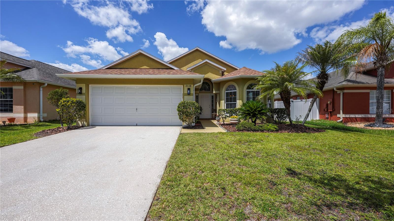 Welcome to this beautifully maintained 3-bedroom, 2-bathroom waterfront home offering the perfect blend of comfort and convenience. The open-concept floor plan features soaring ceilings, abundant natural light, and an updated kitchen with granite countertops, stainless steel appliances, a breakfast nook, and ample cabinet space. The spacious living area opens to a screened lanai overlooking the tranquil pond, creating the perfect setting to relax or entertain. The primary suite offers a private retreat with an en-suite bathroom and generous closet space. Located in a sought-after community with resort-style amenities including a clubhouse, swimming pool, fitness center, playground, basketball and tennis courts. The HOA also includes cable and internet. Ideally situated just minutes from Lake Nona Medical City, Orlando International Airport, SR-417, the Florida Turnpike, shopping, dining, and top-rated schools. Don't miss this opportunity to own a waterfront home in one of Orlando's most convenient locations!