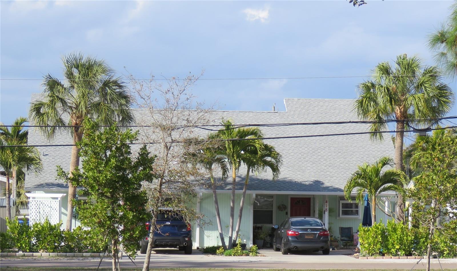 A wonderful opportunity on Venice Island! No HOA dues, No Deed restrictions, and No Lease restrictions! It's a charming 2200 sq ft Duplex on Venice Island. Both Duplex units are 1100 sq ft, with 2 beds/2 baths and a vaulted ceiling in the living room and an upstairs loft. Blinds on all windows. Large paver patios out front and concrete patios out back of both units. New AC units were installed in 2024 and 2025. So many possibilities with this Duplex! If you are looking for a great investment property to use for year-round vacation rentals, this Duplex provides that, and there are so many amenities close by for your vacationers. Or, you can choose to live full time in one side and rent the other side out for additional income, or you can use one side to escape the winter cold up north with the luxury of having someone in the other side full time to keep you informed about your property while you are away. You may also want to remodel and have a larger home on the Island for full-time living or a winter escape. You even have room for a 7 x 14 foot lap pool out back. Venice Beach is just five blocks away and is an incredible place to relax, watch the sunset, hunt for shells and shark teeth, or partake in free yoga classes, play volleyball, swim, paddleboard, or even surf. Casperson Beach, Sharkey’s, and the Pier are also the Island only a few minutes away. So many other amenities are nearby, and all are within 3 to 5 blocks! For sporting activities, you are just 3 blocks from the sports courts where you can play tennis, pickleball, basketball, and shuffleboard. If you love to shop or browse, historic downtown Venice is just 3 blocks away with its many shops and restaurants. You are conveniently located near the downtown Centennial Park, which offers many free concerts and festivals. Centennial Park even has a water fountain park where the young and young at heart can play! The nationally acclaimed Venice Theater is just a 4-blocks away in downtown Venice, What a great place to be in the heart of it all and enjoy the many Venice Island Festivals, Art Shows, the Holiday Parade, and the Holiday Boat Parade, all are just a distance from your front door. No driving or fighting traffic or hunting for a parking place to enjoy these festivities.