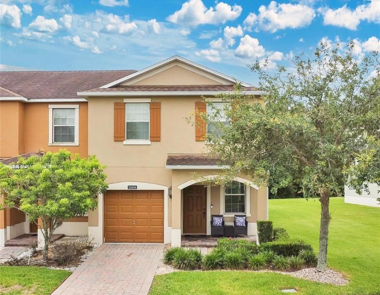 Beautiful 3-bedroom, 2.5-bath townhome located in the desirable gated community of Savannah Landings, just minutes from Lake Nona. This well-maintained home features an open-concept floor plan with a spacious living and dining area, a modern kitchen with granite countertops, stainless steel appliances, and ample cabinet space. Upstairs, you'll find all bedrooms along with a versatile loft, perfect for a home office, playroom, or additional living space. The spacious primary suite offers a walk-in closet and an en-suite bathroom. Enjoy the convenience of a one-car garage and access to community amenities including a resort-style pool, tennis courts, basketball court, and playground. Ideally located near Medical City, Orlando International Airport, major highways 417 and 528, shopping, dining, and top-rated schools. Schedule your private showing today!