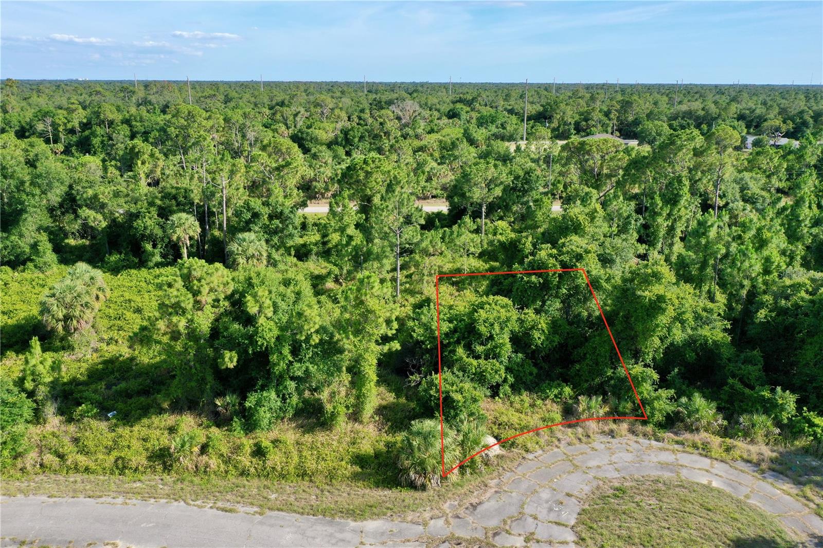 Great Cul-de-sac lot! The property measures 81 x 134 x 90 x 116 with 81ft of road frontage and 11,584sq ft total or .27 acres. This property is in a "X" Flood Zone and is a great continuously growing North Port location! Septic and a well would be needed on this property to build. Very close distance to Murdock and area shopping, tons of restaurants, parks, sports fields, and everything else you need! This property is also close to tons of golf courses for the avid golfer looking to play a different course every day of the week! Several beaches are located about 30 minutes away, depending on where you choose to go that day! I75 is about 10 minutes away for easy access north and South throughout the state of Florida. Don't miss your chance to purchase this property today and own a great lot in North Port close in proximity to everything!