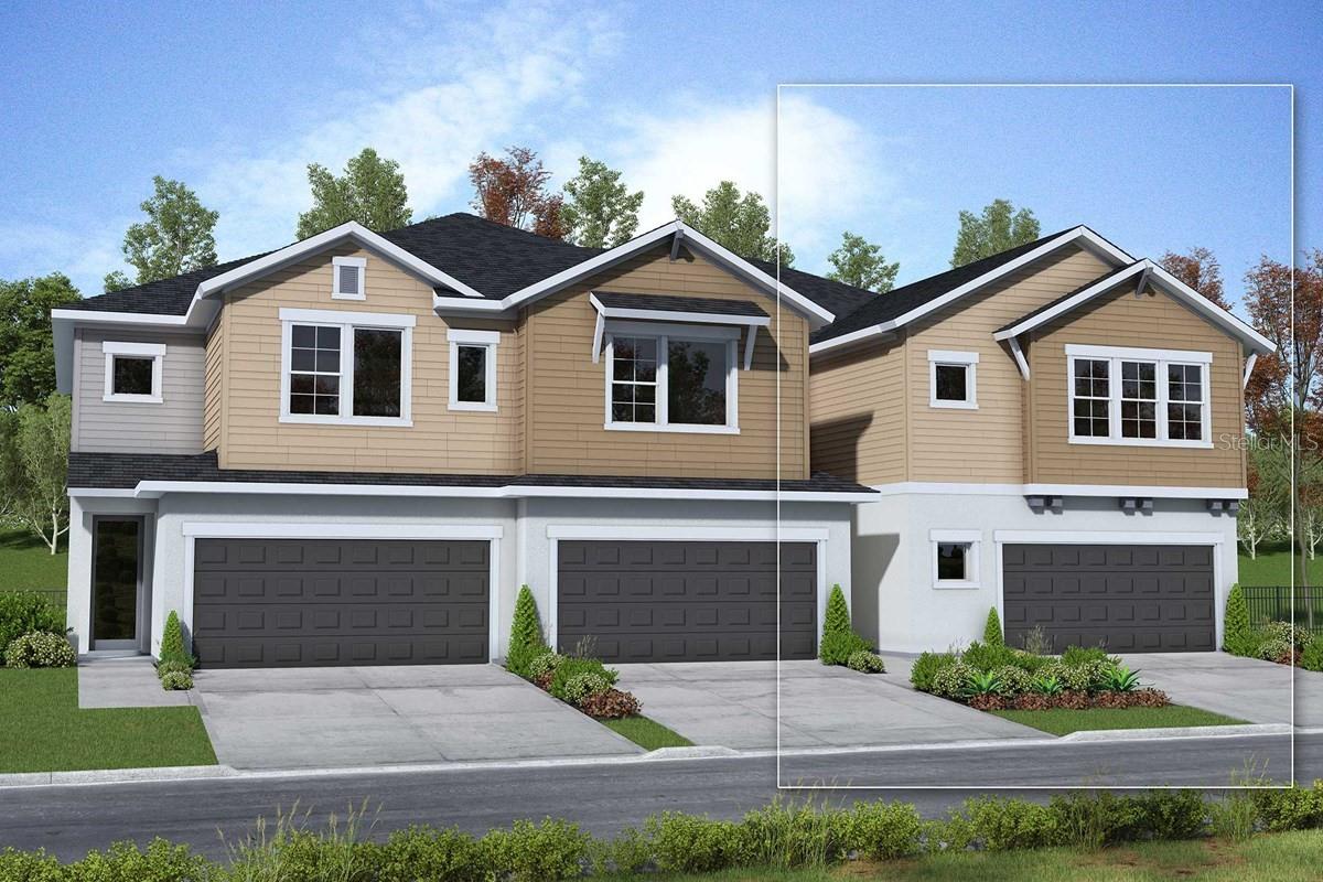 Welcome to Lake Meadow Landing by David Weekley Homes, nestled in the picturesque town of Ocoee. Our largest two-story corner unit townhome invites you to experience an open, modern living space, complete with a convenient first-floor bedroom and a full bathroom. Inspired by a blend of contemporary and timeless design elements, this spacious layout boasts sleek tile flooring throughout the first floor, exquisite quartz kitchen countertops, 42-inch cabinets adorned with crown molding, and top-tier stainless steel appliances. Ascending to the second floor, you'll discover a spacious Owner's Retreat along with generously-sized bedrooms and a versatile loft area. Come and witness how David Weekley's innovative Life Design principles make every square foot of this home feel remarkably spacious.