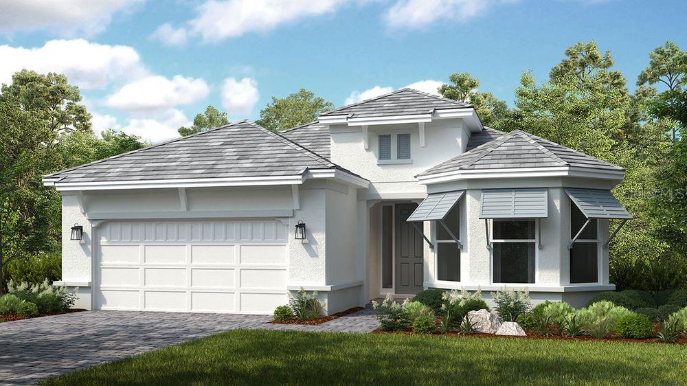 Under Construction. What's Special: Gourmet Kitchen | East Facing Lot | Covered Extended Lanai | High Ceilings. New Construction - August Completion! Built by America's Most Trusted Home Builder. Welcome to the Lazio at 3216 Vicenza Court in Esplanade at Azario Lakewood Ranch! From the welcoming foyer, the layout opens to a dining area, a spacious great room, and a designer kitchen with a large island that looks out to the expansive lanai, ideal for everyday living and entertaining. The serene primary suite features a dual sink vanity, a large shower, and a generous walk-in closet, while two additional bedrooms, a full bathroom, and a convenient laundry room create comfort and privacy for everyone. Additional Highlights Include: tray ceiling package, tandem garage, gourmet kitchen with casual dining extension, 10' ceilings, bay window in the primary suite, a study in place of a flex room, covered extended lanai, outdoor kitchen rough-in, 8' interior doors, pocket door off foyer to bedroom hallway, impact glass windows, laundry sink, and pre-wired for pool and spa. Photos are for representative purposes only. MLS#A4689012 - Resort-Style Living in Esplanade at Azario Lakewood Ranch, the perfect blend of relaxation and recreation! Enjoy the heated resort-style pool, state-of-the-art fitness center, and energizing aerobics classes. For outdoor enthusiasts, there are pickleball courts, scenic trails, Vitality Park, and if golf is your game, you'll love Esplanade's 18-hole championship course! Unwind with a facial massage or by the fire pit after a workout. Exclusive amenities like a Wellness Center, Culinary Center, and sports courts ensure there's something for everyone, whether you want to stay active or relax in style.