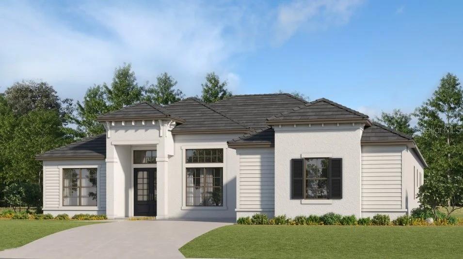 Under Construction. Own a stunning slice of paradise at our premier golf and resort community, nestled in the award-winning Lakewood Ranch. Discover the pinnacle of golf and resort-style living. Calusa Country Club features two exceptional golf courses and a variety of top-tier amenities in one of Florida’s finest locations. This luxe single-story home features a formal dining room off the foyer, followed by an open Great Room with elegant tray ceilings and a modern kitchen. Through sliding glass doors is an oversized covered lanai ideal for outdoor parties. In addition to the owner’s suite with a spa-style bathroom, there are two bedroom suites and a versatile den. Prices, dimensions and features may vary and are subject to change. Photos are for illustrative purposes only. Estimated delivery date is Aug/Sept 2026.