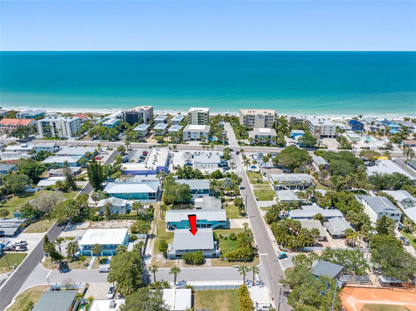 GREAT BEACH GETAWAY!!! Only 1 block to GULF! Enjoy more private lifestyle in a villa - better than a condo with shared elevators, hallways, etc DOGS ALLOWED! INCLUDED WITH RENT: WATER/SEWER/TRASH, HIGH SPEED WIFI, PEST CONTROL, LANDSCAPING **** OPEN JULY 16th 2026 to NOV 1st 2026****ONE MONTH MINIMUM****RATE IS MONTHLY TWO bedrooms, 1 bathroom, 1.5 carport, fully furnished, screened porch, wrap around porch balcony. Light and bright! Luxury vinyl plank flooring, easy maintenance, updated fully equipped kitchen, central heat & AC, super clean! Free access to LAUNDRY ROOM with full size washer and dryer. ONLY steps to the sparkling sandy beach! IRB "Indian Rocks Beach" town park right across the street with tennis park, basketball, skateboard, baseball. Enjoy leash free dog park nearby in Nature Preserve Park with boardwalk and fishing pier. IRB boat ramp nearby! PET FRIENDLY! Walk to shops, restaurants, bars and parks! Located in the heart of the most charming BEACH TOWN in Pinellas INDIAN ROCKS BEACH! -------National criminal & credit check required $110, TO MOVE IN : 1st month, last month & $1000 security deposit (unless excellent credit then $500 security deposit) + departure cleaning fee $235 + 13% tax per State Law, electric in tenant's name. ADVERTISED MONTHLY RATE is for 2 tenants, FOUR TOTAL allowed - extra $50/mo for each additional tenant over two tenants.
