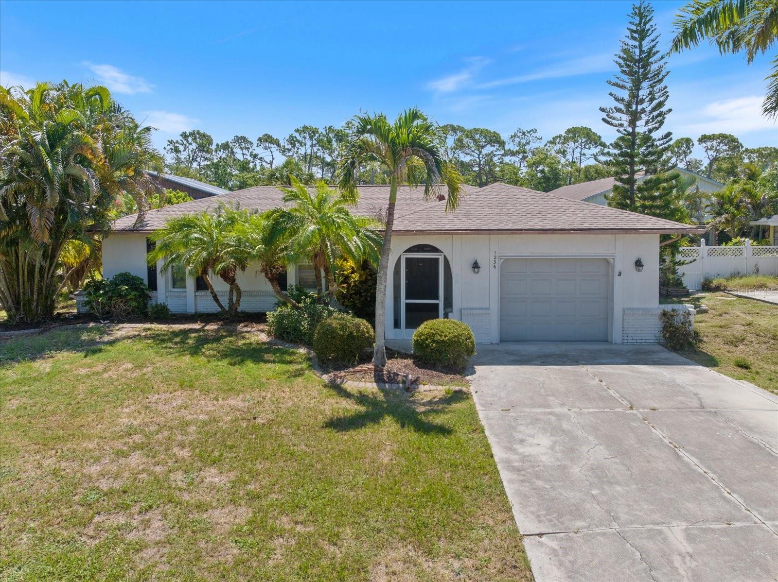 Priced for the work it needs. Located where that work pays off. This Nokomis 2BR/2BA sits on a quiet residential street surrounded by homes worth considerably more — bring some vision and the upside is built in. The seller has made real investments along the way: new roof (2023), new A/C and electric panel (2021), new water heater (2023), and five CWS hurricane-impact thermal windows (2025). The rest is yours to finish on your terms. No HOA, no CDD, 0.18-acre lot with room to expand. Quick access to Tamiami Trail and I-75. Minutes to North Jetty and Nokomis Beach. Venice school district. Selling as-is — priced accordingly. Cash or conventional offers welcome.