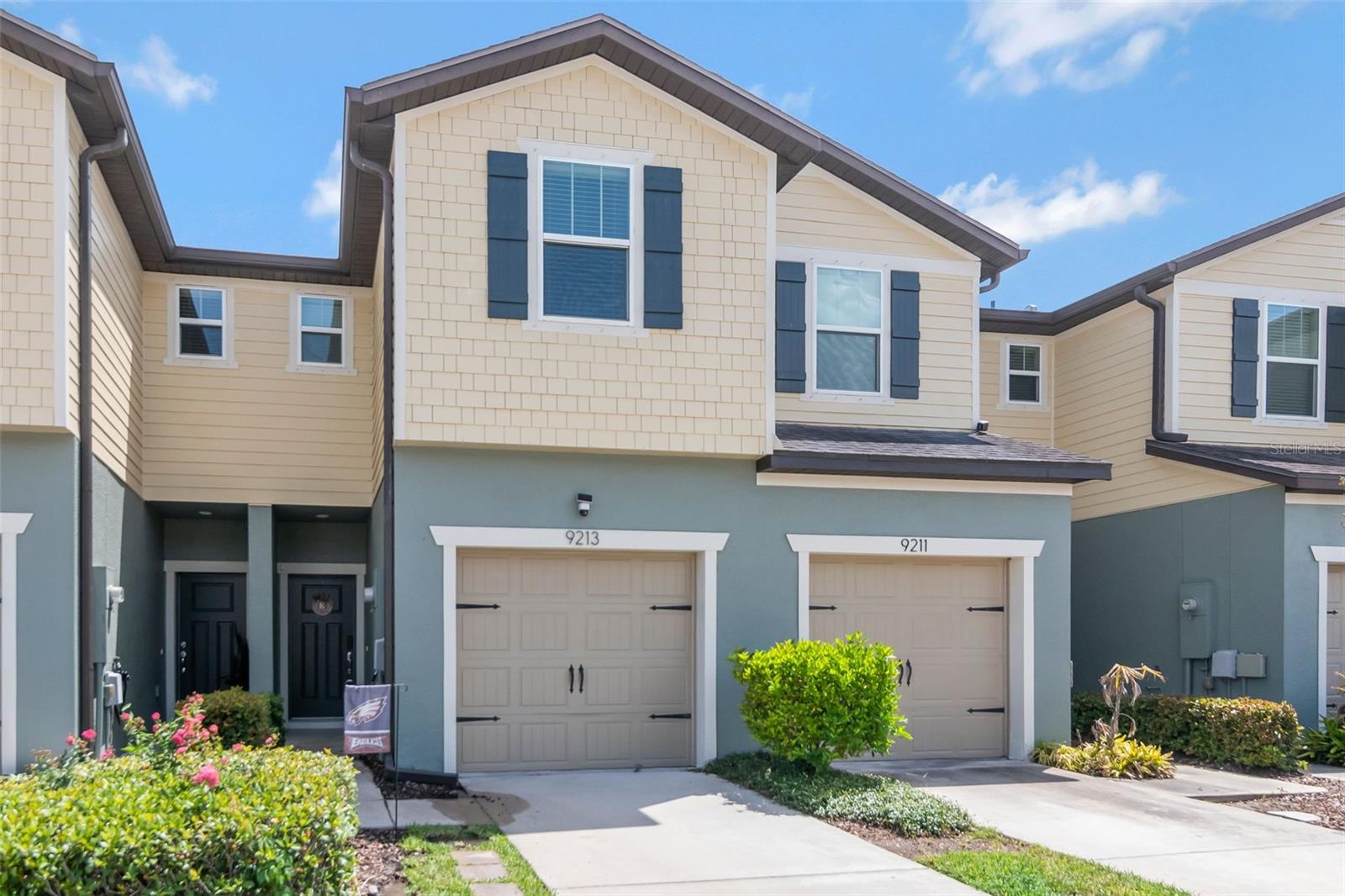 Welcome to this beautifully maintained 2-bedroom, 2.5-bath townhome with a one-car garage in the gated community of Magnolia Park Northeast. Built just five years ago, this home has been meticulously cared for and offers a comfortable layout with modern finishes throughout. The first floor features an open-concept design with the kitchen overlooking the dining and living areas, making it ideal for both everyday living and entertaining. The kitchen is finished with granite countertops, a tiled backsplash, stainless steel appliances, and plenty of cabinet space. Sliding glass doors off the living room open to a private patio, creating the perfect spot to enjoy your morning coffee, relax in the evening, or dine outdoors. Upstairs, you'll find two spacious bedrooms, two full bathrooms, a convenient laundry closet (washer and dryer included), and a versatile loft that works well as a home office, reading nook, or media space. The primary suite offers dual closets and an ensuite bath with dual granite vanities and a tiled tub/shower. The second bedroom includes a walk-in closet and easy access to its own full bathroom. Recent updates include fresh interior and exterior paint, new laminate flooring, and new bathroom sinks, making this home truly move-in ready. Residents of Magnolia Park Northeast enjoy a variety of community amenities, including a resort-style pool, playground, park, dog park, and the added peace of mind of a gated entrance. Conveniently located near I-75, US-301, I-4, and the Crosstown Expressway, you'll have an easy commute to downtown Tampa, Riverview, Wesley Chapel, Lakeland, and beyond. Shopping, restaurants, hospitals, universities, entertainment, and Tampa Bay's professional sports venues are all just a short drive away. If you've been looking for a low-maintenance home in a convenient location with great community amenities, this one is definitely worth a look. Make an appointment for your private showing today!