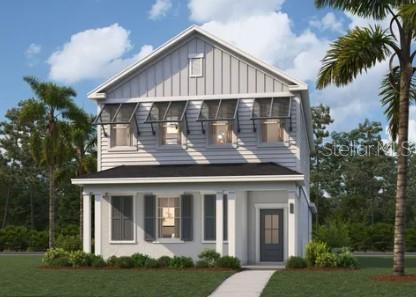 Virtually Staged. Virtually Staged. Under Construction. This new neighborhood is situated in the amenity-rich community of Avalon Park Wesley Chapel, which offers the perfect blend of modern convenience, small-town charm, and thoughtfully planned design. Located in the heart of Wesley Chapel, one of Tampa’s most sought-after suburbs, this well-established master-planned community spans over 1,600 acres and is designed to provide residents with an exceptional quality of life. With quick access to 54, I-75, and SR 301, commuting to employment hubs and area attractions is simple and convenient. The community is situated adjacent to a future Town Center and includes neighborhood parks, and multiple community amenities such as pools, cabanas, tot lots, and a 2-acre amphitheater park—ensuring there’s always something to do just steps from home. From the walkable layout and resort-style amenities to its prime location and attainable home prices, Avalon Park Wesley Chapel is a vibrant place to live, work, and play. This brand-new, two-level single-family cottage home spans an impressive 2,198 square feet, offering a perfect blend of modern design and functionality. As you step inside, you are greeted by a clever open-concept layout that seamlessly connects the spacious kitchen, dining area, and living room, making it ideal for both entertaining guests and enjoying quiet moments. The first floor also features a convenient guest room and a powder room, ensuring comfort for visitors. Upstairs, the primary suite awaits, boasting a spacious walk-in closet and a double vanity bath, providing a serene retreat at the end of the day. Two additional bedrooms and a flex room offer ample space, while a thoughtfully placed laundry room adds to the home's practicality. With energy-efficient features and a rear two-car garage, the Overton exemplifies low-maintenance living without sacrificing space or style.*Photos are from a similar home. Receive 5% in CC (plan specific) as well as up to $20,000 towards closing costs, and special interest rates with the use of our preferred lender - terms and conditions apply; check with onsite salesperson for details!