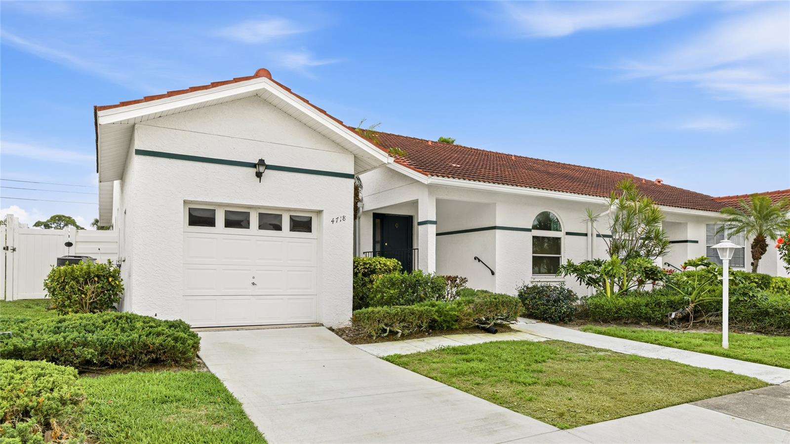 Fully updated and move-in ready, this light-filled maintenance-free villa in the highly desirable Palm Court community offers effortless Florida living just minutes from IMG Academy, Gulf beaches, Sarasota-Bradenton Airport, shopping, and dining. Thoughtfully renovated throughout, the home features designer lighting, stylish finishes, spacious living areas, stainless steel appliances, smart home features, and full hurricane impact windows and sliding glass doors for exceptional peace of mind, energy efficiency, and storm protection.

Designed to embrace indoor-outdoor living, the home opens to an extended screened lanai and newly redesigned backyard, creating a private and inviting setting perfect for relaxing or entertaining year-round. The maintenance-free community allows residents to enjoy a true lock-and-leave lifestyle with beautifully maintained grounds, community pool, and clubhouse in the sought-after El Conquistador area.

Designer furnishings available, offering a turnkey opportunity ideal for full-time residents, seasonal owners, or investors seeking a prime location near IMG Academy