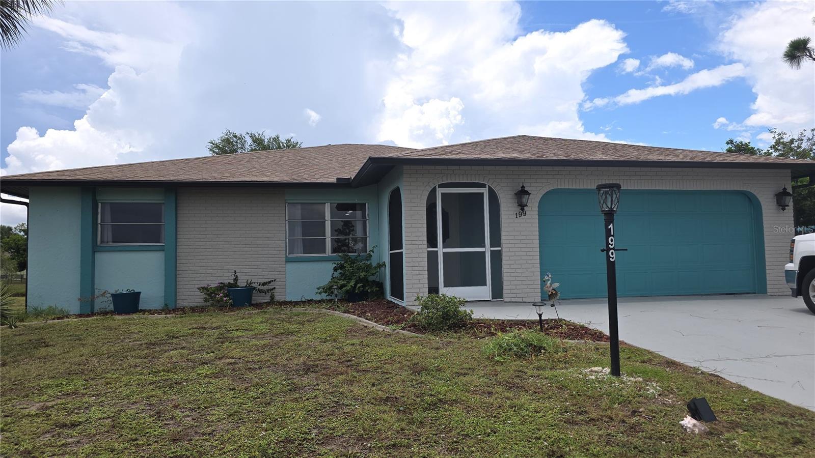 What a find! A beautifully remodeled 3 bed, 2 bath home with a  living room, family room, dining area in kitchen and a bonus room/den!! 
The master bedroom has sliders into the bonus room/den and a large walk in closet. Outside you have a deck off the family room.  The canal even has fish!  The roof was replaced in 2022.   There is an affordable HOA fee ($190/year) and an RV/Boat parking lot for an additional fee.  The Hills restaurant and Lipinski's Tavern are located in Rotonda West, along with American Legion post 113.  Furnishings can convey with a reasonable accepted offer.    From AI:

Rotonda West is a master-planned, deed-restricted golf community located on the Cape Haze Peninsula. Famous for its circular design, it features 26 miles of canals, multiple golf courses, and is located just 15–20 minutes from the pristine Gulf beaches of Manasota Key and Boca Grande.  Outdoor & Golf Lifestyle: The community is centered around an active, outdoor lifestyle. Rotonda contains six golf courses within its boundaries and boasts 30-plus miles of freshwater canals great for fishing, kayaking, and viewing local wildlife.