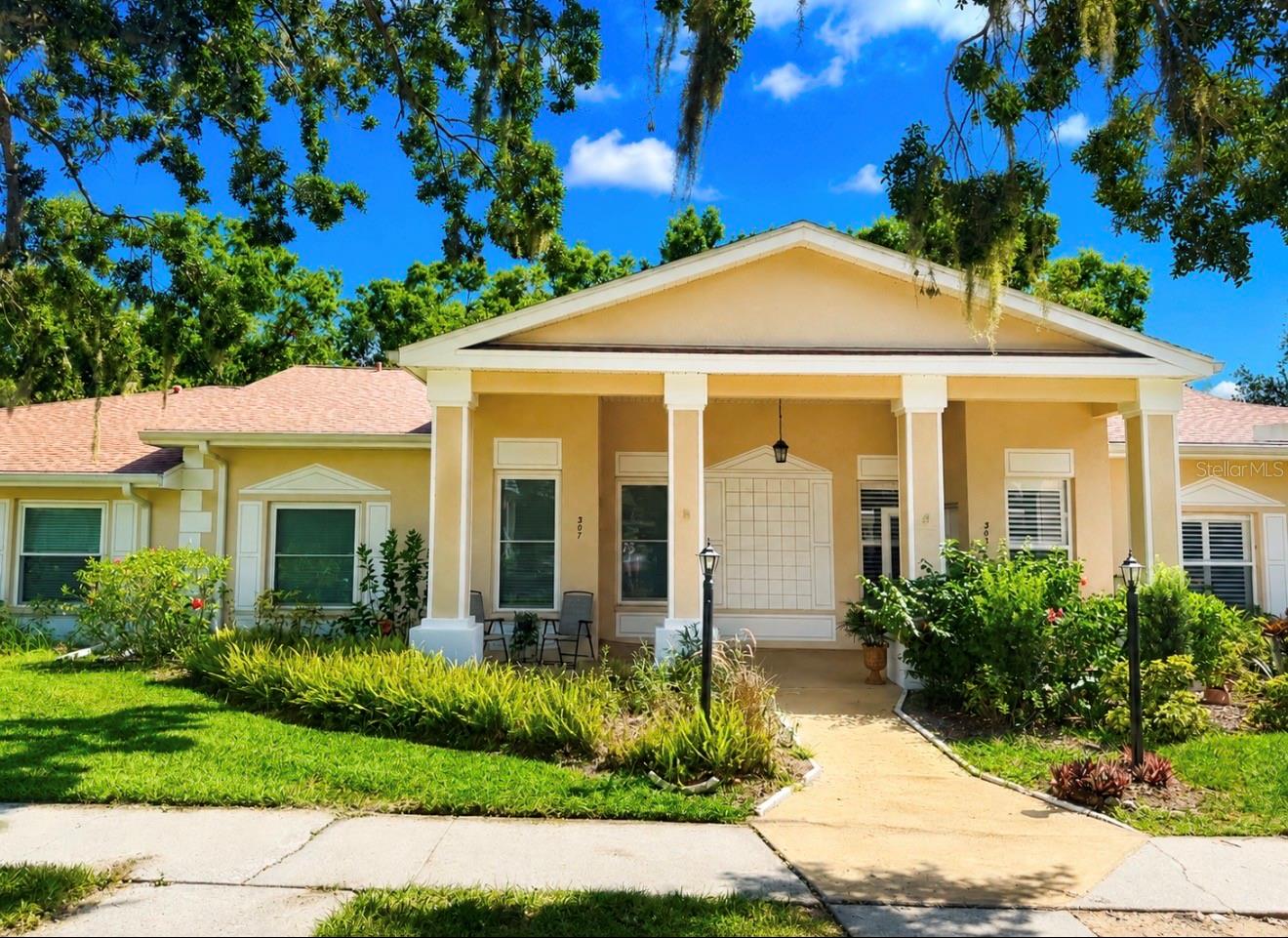 ***PRICE IMPROVEMENT REFLECTING A MAJOR UPGRADE! The list price has been adjusted to reflect a significant investment in the home. The seller is installing a brand-new $12,000 HVAC system and having the entire ductwork and ventilation system professionally cleaned, providing the new owner with improved comfort, efficiency, and peace of mind. This valuable upgrade offers long term benefits and makes this home an even better value!!!***
Welcome to 307 Kinneret Way, a beautifully updated condo located in The Knolls of Kings Point, where comfortable Florida living meets an active and vibrant community lifestyle. This inviting home has been thoughtfully updated and offers a wonderful combination of indoor and outdoor living spaces.

The kitchen and both bathrooms have been updated, creating a fresh and move-in-ready interior. Hurricane-impact windows throughout the home feature security locks for added protection and peace of mind. The flooring offers an attractive combination of tile and laminate, with tile in the living room, dining room, bathrooms, kitchen and Lanai. Laminate flooring in both bedrooms.. Ceiling fans in the living room, primary bedroom and secondary bedroom add to the home’s everyday comfort.

One of the highlights of this condo is the enclosed lanai, providing additional year-round living space with expansive 12-foot-wide windows and screens that create a bright, open and airy feel. Two sliding screen doors have been re-screened with charcoal sun screen for added comfort. Step outside to the 13’ x 5’ paver patio, a perfect place to enjoy your morning coffee, relax in the Florida sunshine or create your own outdoor grilling and entertaining space. Seller just added (7/16/2026) Dual Reflective Sun Control film on Porch and Bedroom Windows totaling $1,388. The Electrical Panel was up-dated in 2023.

The condo was re-plumbed in 2018 and includes a convenient interior water shut-off valve located in the guest bedroom.

Living in The Knolls offers an added amenity that makes this neighborhood especially desirable—a private swimming pool exclusively for The Knolls residents. In addition to enjoying their own neighborhood pool, residents can take advantage of the extensive amenities available throughout Kings Point. This active 55+ community offers multiple indoor and outdoor pools, fitness facilities, tennis, pickleball, bocce, shuffleboard, lawn bowling, billiards, dining options, entertainment, classes and an incredible variety of clubs, groups and social activities. Whether you prefer an active lifestyle, creative pursuits, fitness, recreation or simply spending time with friends, Kings Point offers countless ways to enjoy each day.

Come experience the best of both worlds—the neighborhood feel and private pool of The Knolls combined with the exceptional amenities and active lifestyle of Kings Point. 307 Kinneret Way is ready for its next owner to move in, make it home and start enjoying the Florida lifestyle!