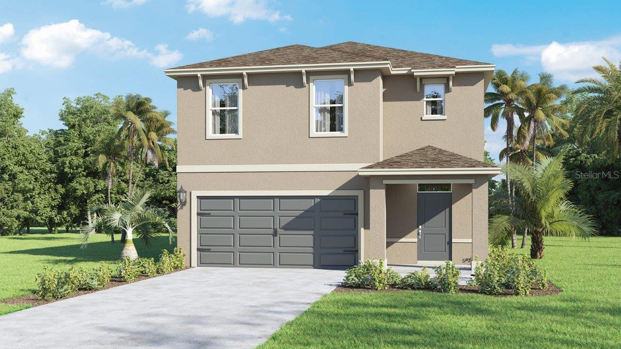 Under Construction. The Robie is a two-story floorplan featured in Summerlin at Hawthorne Ranch in Lakeland, Florida. With 2 exteriors to choose from, the Robie is sure to turn heads.

Inside this inviting 5-bedroom, 3-bathroom home, you’ll find 2,447 square feet of comfortable living. This impressive all concrete block construction, two-story plan features a versatile floorplan to fit your needs. A spacious open-concept first floor which includes a well-appointed kitchen with sleek stainless-steel appliances overlooking the living and dining area. Just off the living room you will find the singular downstairs bedroom and full bathroom.

As you move upstairs you are greeted with a spacious living and foyer space to utilize for work or play. The primary bedroom one is located just off the loft space and features a spacious walk-in closet as well as ensuite bathroom with double vanity and all the space you need to get ready in the morning. Three additional bedrooms share a second upstairs bathroom and linen closet for extra storage. Your laundry room is located on the second floor as well as extra storage closets.

Like all homes in Summerlin at Hawthorne Ranch, the Robie includes smart home technology, which allows you to control your home anytime with your smart device while near or away.

Contact us today and find your home at Summerlin at Hawthorne Ranch.

*Photos are of similar model but not that of the exact house. Pictures, photographs, colors, features, and sizes are for illustration purposes only and will vary from the homes as built. Home and community information including pricing, included features, terms, availability, and amenities are subject to change and prior sale at any time without notice or obligation. Please note that no representations or warranties are made regarding school districts or school assignments; you should conduct your own investigation regarding current and future schools and school boundaries.*