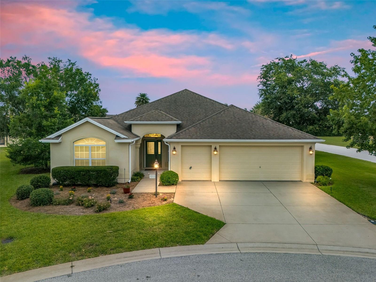 2018 Roof / 2022 HVAC with Blue Light / 2018 Water Heater / Whole-house water softener-filtration system/ Cul-De-SAC! Welcome to this well-maintained home located on a quiet cul-de-sac in the Village of Buttonwood in unincorporated Sumter County. Enjoy golf course views along the east side of the property while privacy hedges create a peaceful backdrop behind the home.  Conveniently situated between County Roads 466 and 466A, this location offers easy golf cart access throughout The Villages. Fish Hawk Recreation Center, featuring a family pool and recreational amenities, is just two blocks away, while the Buttonwood Adult Pool and mail station are approximately four blocks away. Lake Sumter Landing Market Square is approximately a 15-minute golf cart ride, and Brownwood Paddock Square is about 20 minutes away, providing convenient access to shopping, dining, entertainment, and community activities. Whether you're looking for a full-time residence or a seasonal Florida retreat, this home offers an excellent combination of updates, location, and lifestyle.  Make your appointment today, and let's get you living the dream in The Villages.