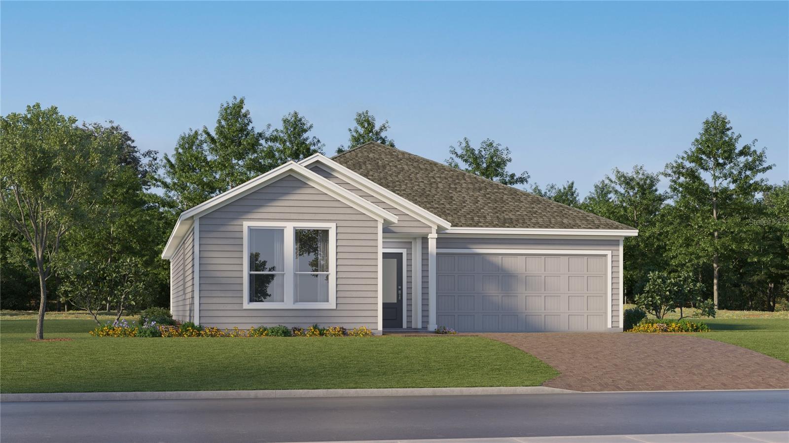 Under Construction. This elegant Walsh II provides single-story living with a seamless open layout, perfect for modern lifestyles. Two secondary bedrooms and a quiet study frame the hallway near the front of the home, leading to an inviting open-concept floorplan shared between the kitchen, dining room and family room. A nearby covered patio encourages simple indoor-outdoor living, while the owner’s suite is nestled into a private rear corner with a full bathroom and walk-in closet. A spacious two-car garage completes the home. Each home comes with Lennar’s Everything’s Included® promise, which includes new appliances as well as quartz countertops, blinds, and more in the price of your home. Sanctuary at Wellness Ridge is one of the most modern and anticipated new communities. R19 insulation is used to provide a quiet, comfortable and highly energy efficient home. LP Siding provides durability and impact resistance for your beautiful Florida home. Nestled in the heart of Clermont, FL, Sanctuary at Wellness Ridge is an exclusive 55+ master-planned community designed for those who prioritize a luxurious, health-focused lifestyle.  The state-of-the-art clubhouse is the vibrant heart of the community, where residents gather for events and activities. It features a fitness center and a golf simulator for year-round enjoyment. Sanctuary at Wellness Amenities include: clubhouse, resort style pool, fitness center, and walking trails. There are sports courts (basketball, pickleball, bocce ball), The sport courts will also feature chipping, a putting green and shuffleboard. Enjoy a fun & healthy lifestyle at Sanctuary at Wellness Ridge!