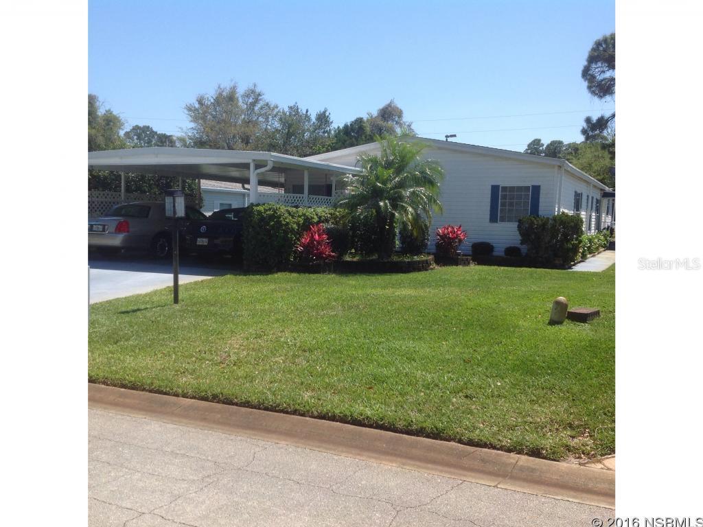 Under contract taking backups. One of a kind custom built Palm Harbor 3 bedroom/2 bath home in beautiful Edgewater Landing.  Double carport, private office, extra large living room, dining room with built in hutch, kitchen with center island and new countertops and lots and lots of storage.   Florida room with a/c unit and a large custom built in bar with indirect lighting and 8 bar stools.  Both bathrooms redone in ceramic tile and walkin showers , master bath has jacuzzi tub.  Private back yard and wooden deck.  WOW..you have to see this property to appricate what it has to offer. Some furniture will stay with the purchase. ;Water: City