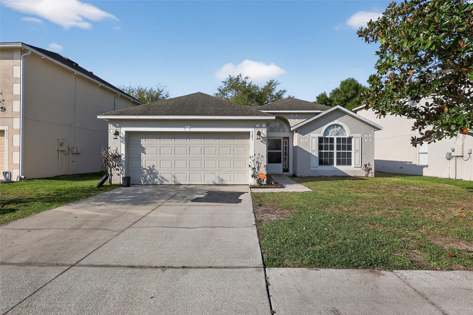 Welcome to this 3 bedroom, 2 bathroom home located in the Squires Grove community in Winter Haven — a growing Central Florida market known for its chain of lakes, parks, and convenient access to both Lakeland and Orlando. The home offers 1,616 sq ft with a functional single-story layout featuring a spacious living area, a well-sized kitchen, and a natural flow ideal for everyday living. The split floor plan provides privacy, while the bedrooms offer flexibility for families or guests. Attached garage and comfortable residential setting in an established neighborhood. Roof 2007, AC approximately 10 years old. Solar panels installed and operational (Sunrun lease — transferable to buyer or seller will consider buyout/removal, open to negotiation). HOA $155/quarter. All financing welcome including FHA, VA, and conventional.