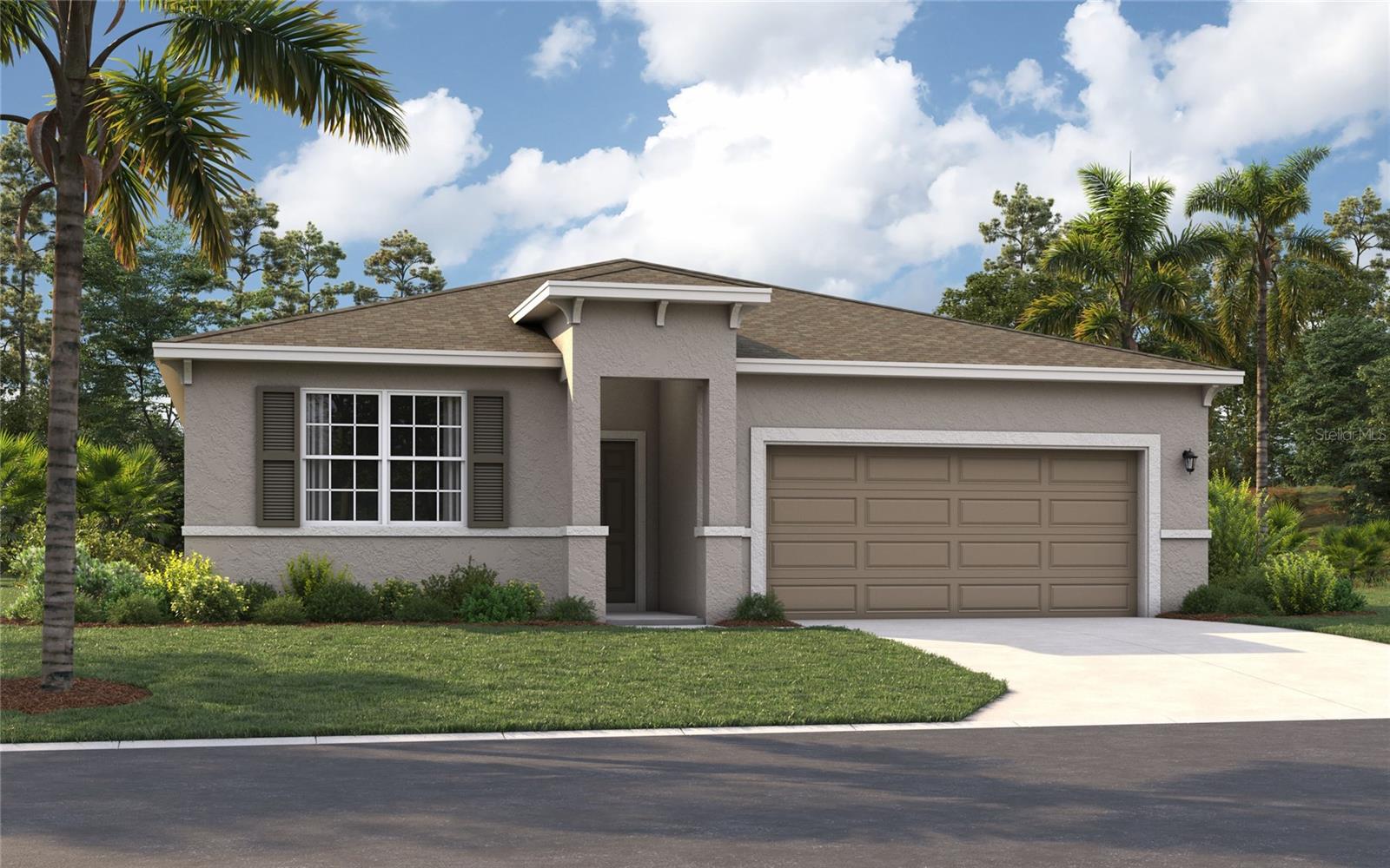 One or more photo(s) has been virtually staged. Under Construction. Experience the convenience and accessibility of this incredible location. Located off Florida's Turnpike, enjoy easy access to downtown Leesburg, Orlando, and the Mount Dora area. Running errands or grocery shopping is a breeze, as downtown Leesburg's major shops and restaurants are just minutes away. If you seek an active lifestyle and a love of the outdoors, you'll find numerous parks, lakes, golf courses, and nature preserves nearby. Soak in panoramic views from the Lake Apopka Loop Observation Tower or the Green Mountain Scenic Overlook, and visit the tranquil Flat Island Preserve—all just a short drive away! Discover a world of enjoyment and relaxation right outside your door. Relax at the neighborhood pool with cabana, play on the playground, or spend quality time with your furry friend at the dog park.

The Juniper combines modern style with practical comfort, offering a design that fits the way you live. A spacious two-car garage and optional covered lanai provide flexibility inside and out, while three main-level bedrooms are thoughtfully positioned at the front of the home. These bedrooms share a dual-vanity bath with a walk-in laundry room conveniently located across the hall. At the heart of the home, the open kitchen and dining area create the perfect setting for dinners or holiday gatherings. Afterward, relax in the expansive 17x17 great room, ideal for entertaining or quiet evenings together. With options for enhanced outdoor living, the Juniper brings the best of Florida’s sunshine and a functional layout together in one inviting design. *Photos are from a similar home.