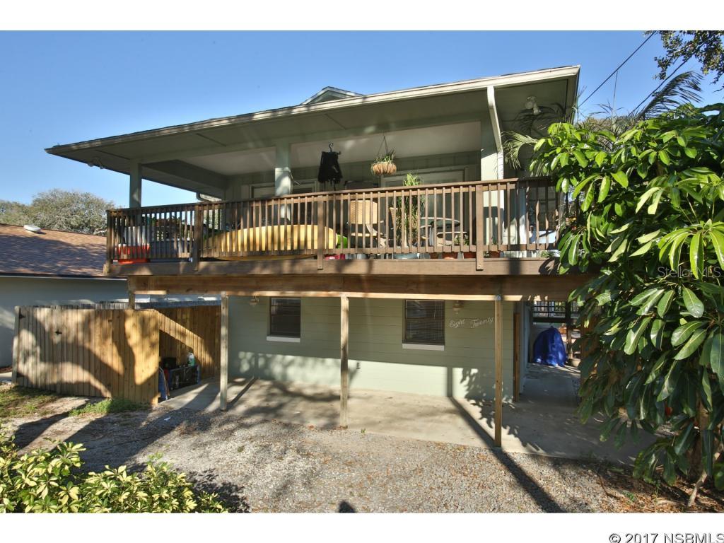Welcome to paradise. This two story beautiful home is just steps from the beach- with a public boardwalk at the end of the avenue. Upstairs and downstairs are separated making this home great for in-law suite, guests, rentals, etc. Special features include a circular driveway and large, completely fenced in back yard complete with pavers and an outdoor shower. Inside is freshly painted, newly renovated year 2016, and has a dishwasher, full kitchen, bathroom, washer and dryer on each floor. Updated sliding glass doors bring in lots of natural light into the spacious living rooms and open onto the patio and deck. All three bedrooms have large closets and multiple windows. The backyard is large enough for a beautiful pool and spa, outdoor entertainment, and grilling area. Easy to view.  See attached rendering for optional pool, not included in price. ;Water: City