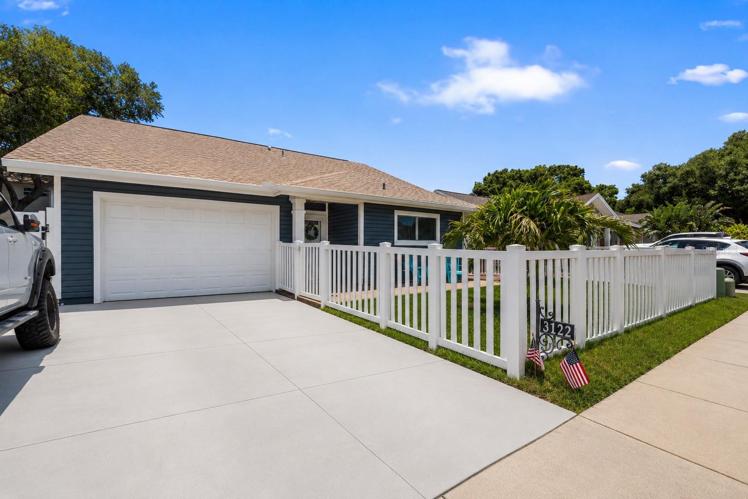 MOVE-IN Ready -  POOL HOME on a Secluded Cul-de-Sac!
Welcome to our beautifully updated 3-Bed, 2-Bath, 2-Car Garage, POOL home, tucked away on a quiet cul-de-sac with no through traffic, offering exceptional privacy and peaceful tranquility. Step inside to an inviting Open Floor Plan featuring Vaulted Ceilings with Luxury Vinyl Flooring throughout. The completely updated kitchen is the heart of the home, showcasing REAL Wood Cabinetry, Stainless Appliances, and an Open design that's perfect for entertaining family and friends. Nearly every major component has been updated, including a Newer ROOF, Impact-Rated WINDOWS, updated HVAC, Newer WATER heater, New POOL Pump, and New IMPACT-Rated Siding w/ a 50-YR Transferable Warranty. The interior has been fully enhanced with New Trim, Moldings, & Paint; with décor Lighting, Fans, and Fixtures, creating a modern move-in-ready feel. Step outside to your private backyard oasis; featuring a sparkling Saltwater Pool and mature tropical landscaping. Whether you're relaxing poolside, entertaining guests, or simply enjoying the quiet setting, this home delivers the perfect combination of comfort, style, design, and convenience. This home is centrally located in Zone X (aka the non-flood zone), saving you thousands in annual insurance premiums; located near shopping, dining, parks, top-rated schools, and the beautiful Gulf beaches. Don't miss this exceptional opportunity—schedule your private showing today!