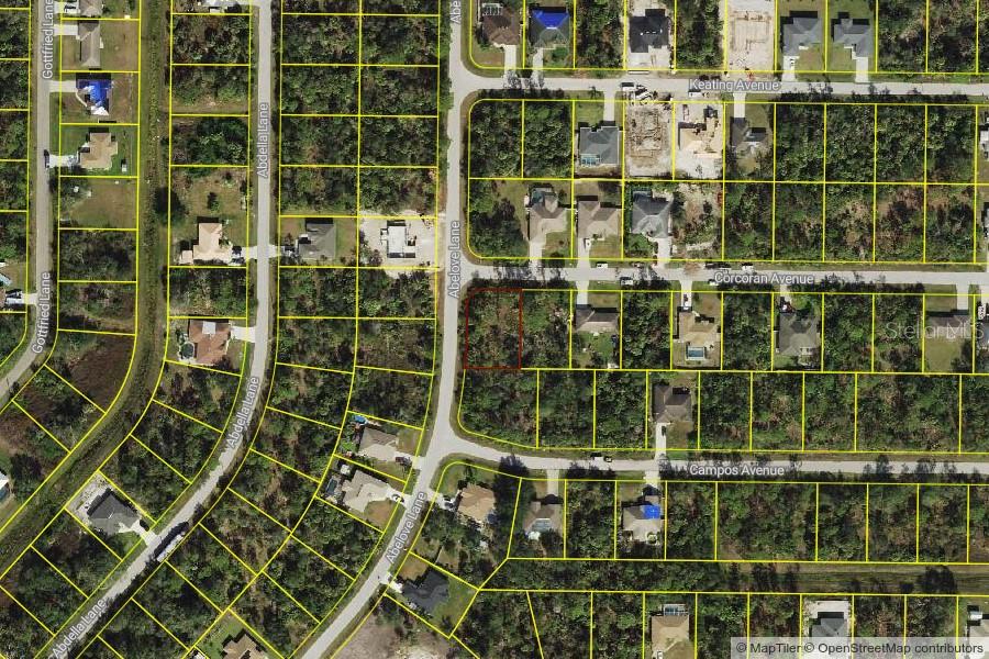 Beautiful Corner lot, with lot next door available for purchase (see MLS C7527867), waiting for you to build your dream home in the thriving city of North Port, home of the Atlanta Braves Spring Training. Minutes to the North Port Aquatic Center, the water park that features a 25-meter stretch pool, three slides, and a lazy river. Centrally located to EVERYTHING...US-41, I-75, schools, Suncoast Technical College, Shannon Staub Library, and plenty of grocery & retail shopping, and dining. Visit Downtown Wellen Park, the Social Hub of North Port, with Eateries, Shopping, Entertainment and Farmers Market on weekends. Convenient access to a multitude of golf courses, world-class fishing, boating, and stunning Gulf beaches!